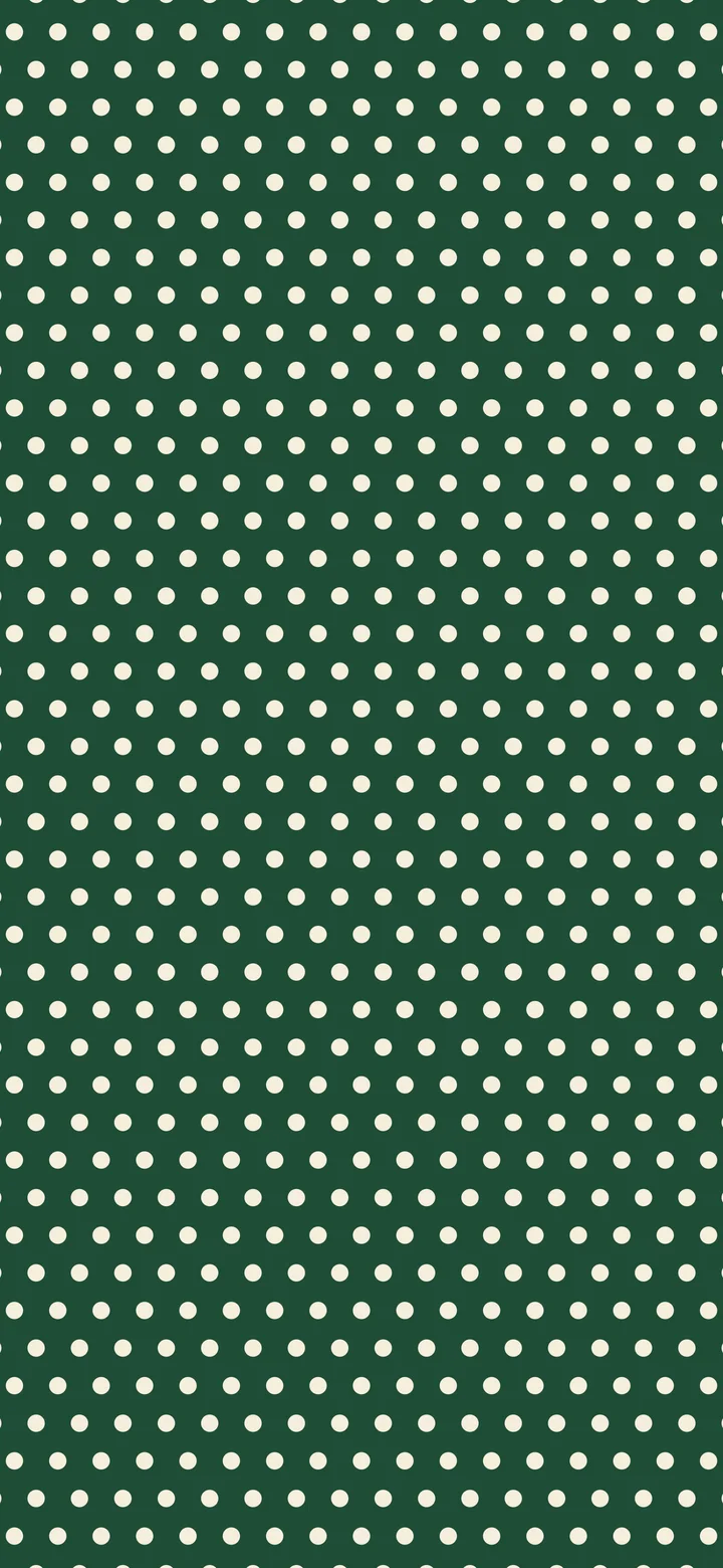 Dark Green and Cream Mini Polka Dot wallpaper for iPhone and Android