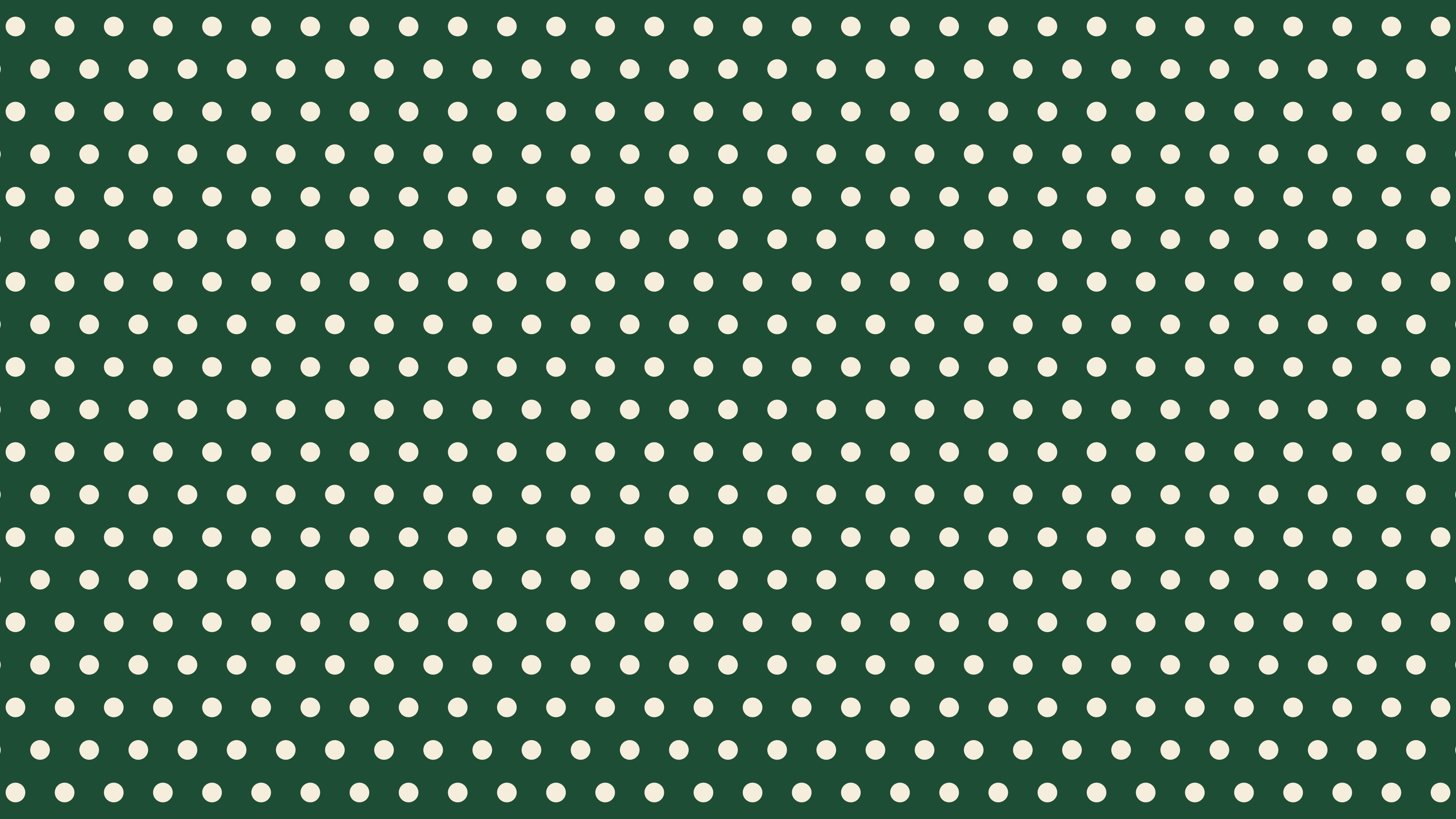 Dark Green and Cream Mini Polka Dot desktop wallpaper in 4K