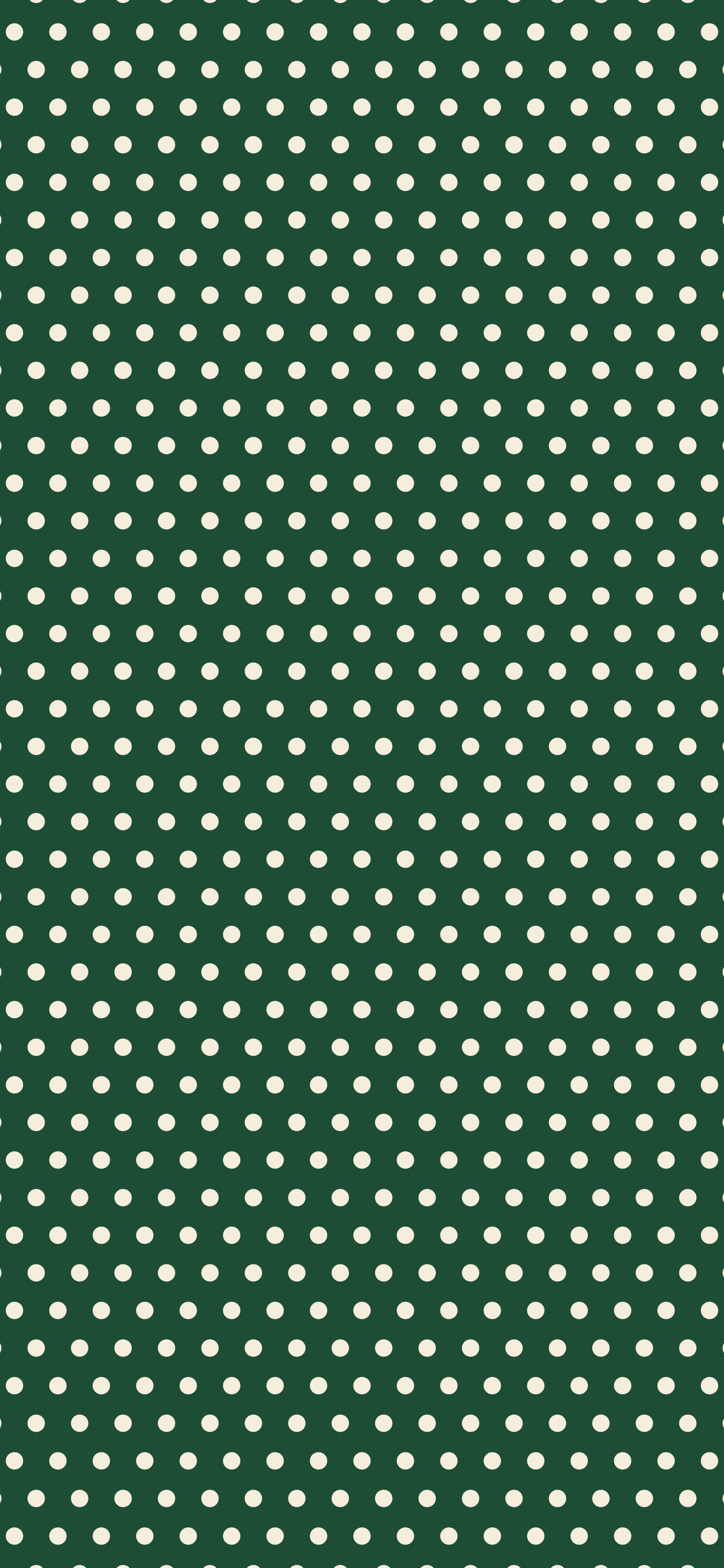 Dark Green and Cream Mini Polka Dot wallpaper for iPhone and Android