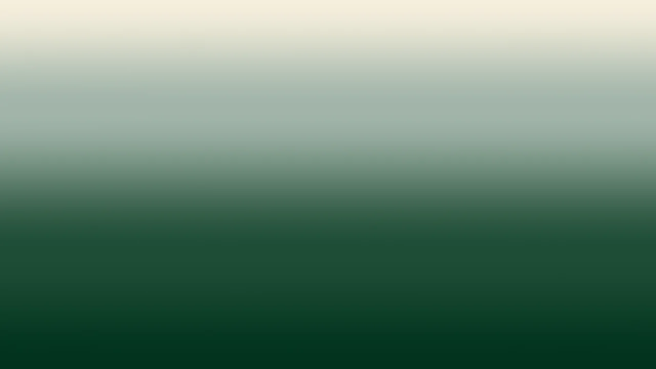 Dark Green and Cream Ombre Gradient desktop wallpaper in 4K