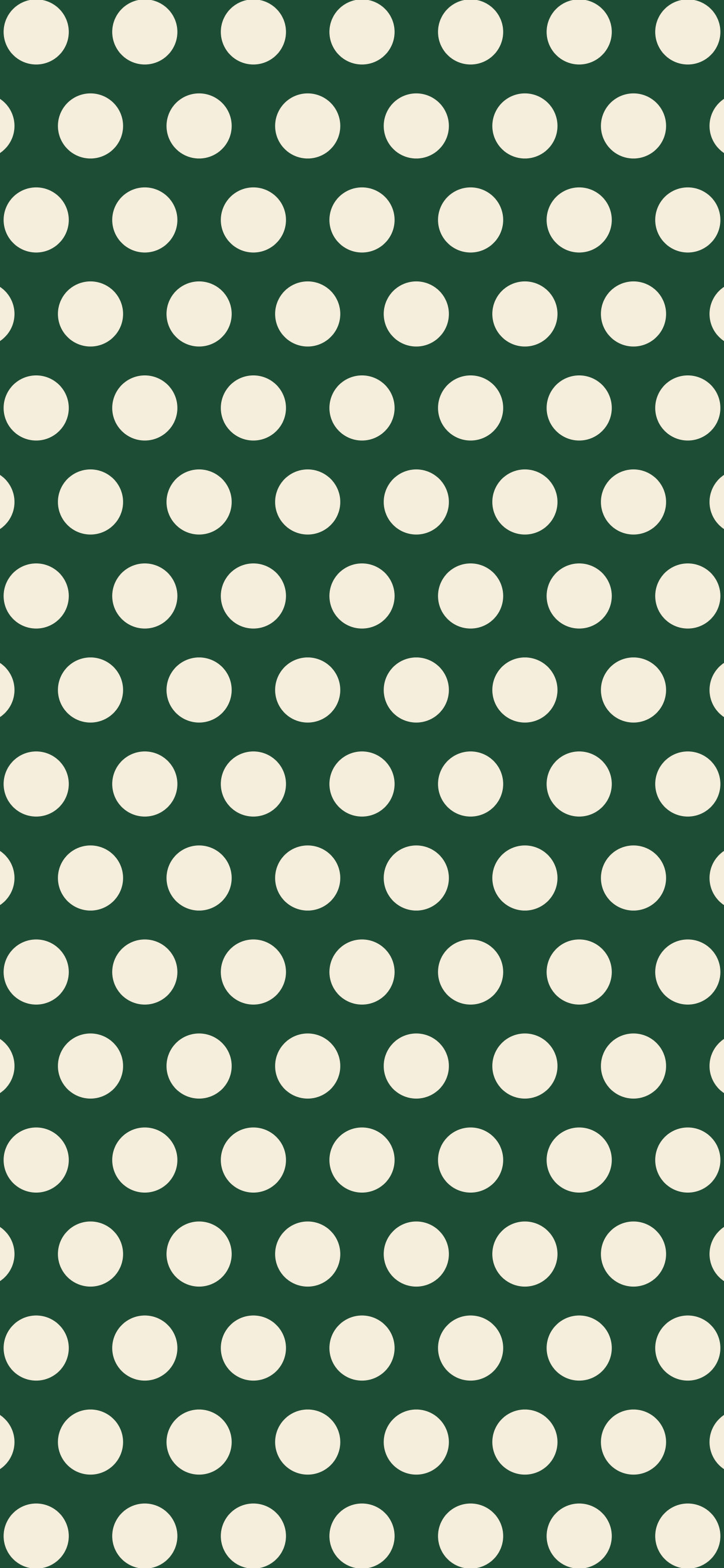 Dark Green and Cream Polka Dot wallpaper for iPhone and Android