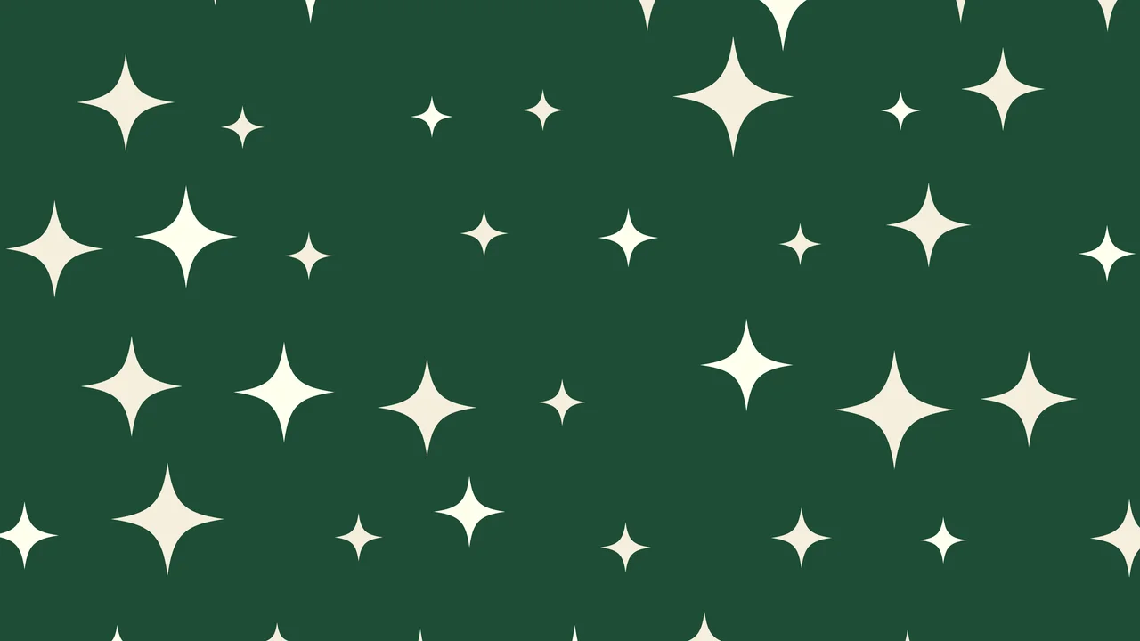 Dark Green and Cream Sparkle Pattern desktop wallpaper in 4K