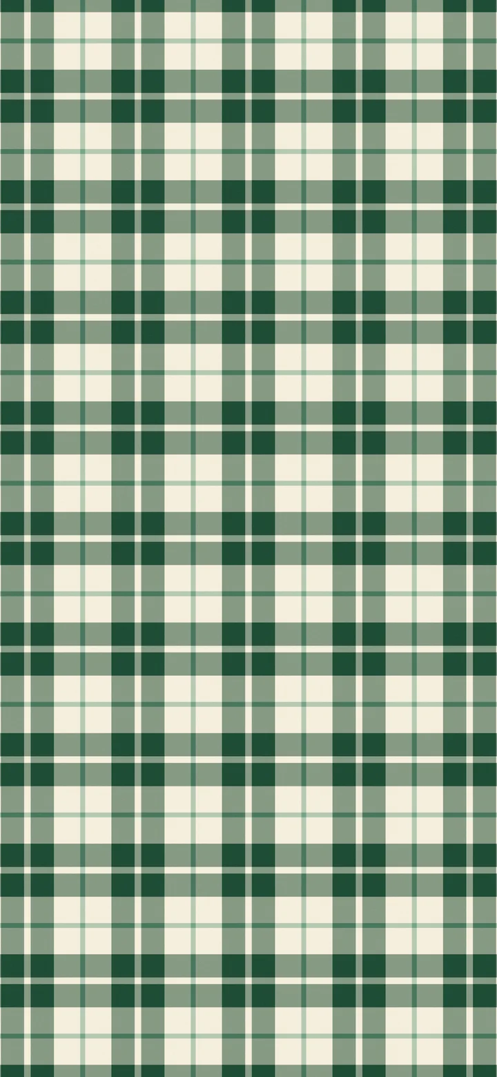 Dark Green and Cream Tartan Plaid wallpaper for iPhone and Android