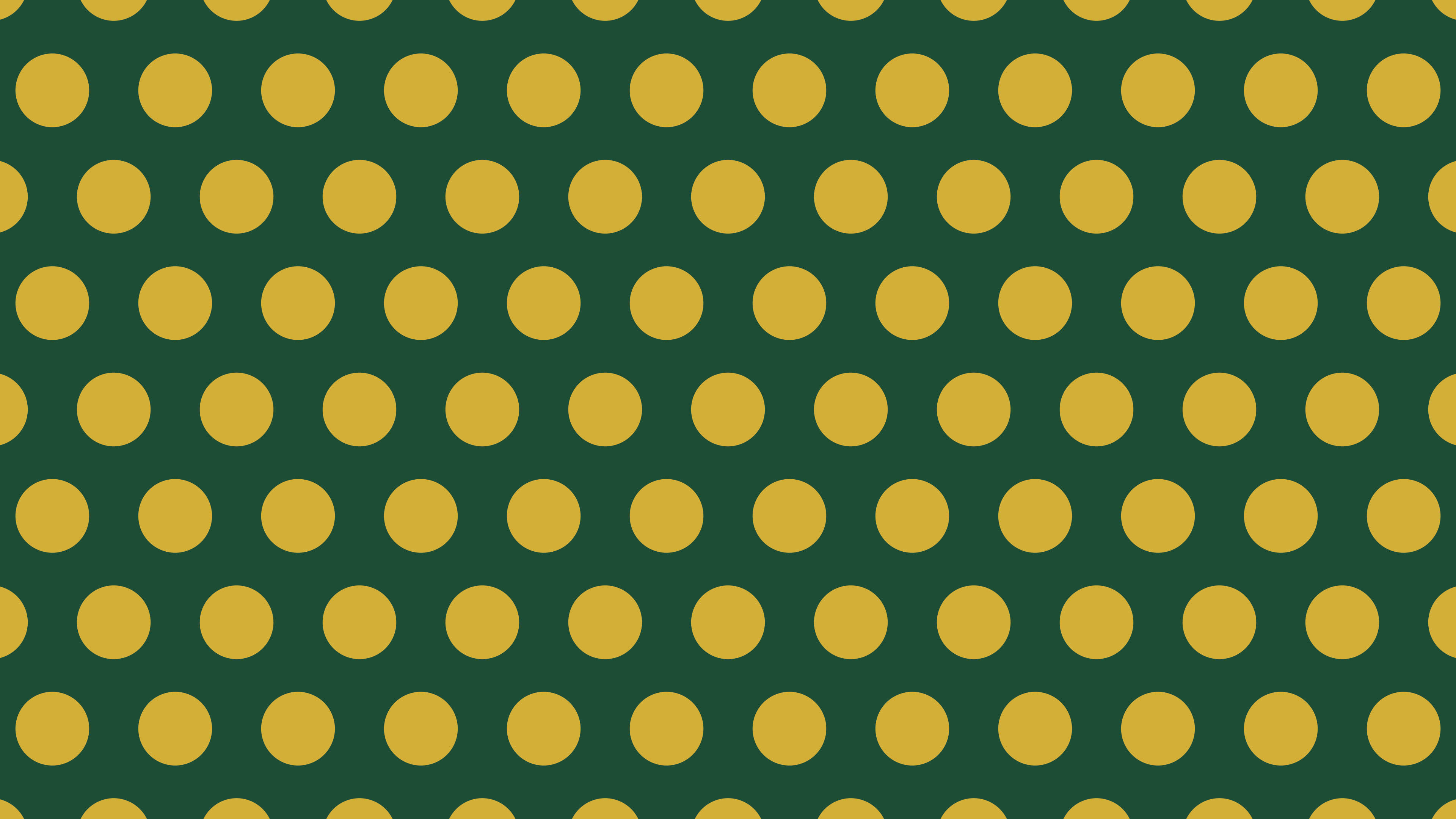 Dark Green and Gold Polka Dot desktop wallpaper in 4K