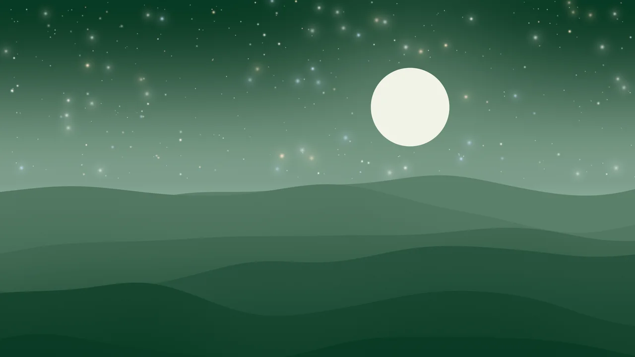 Dark Green and Ivory Minimalist Desert Dunes desktop wallpaper in 4K