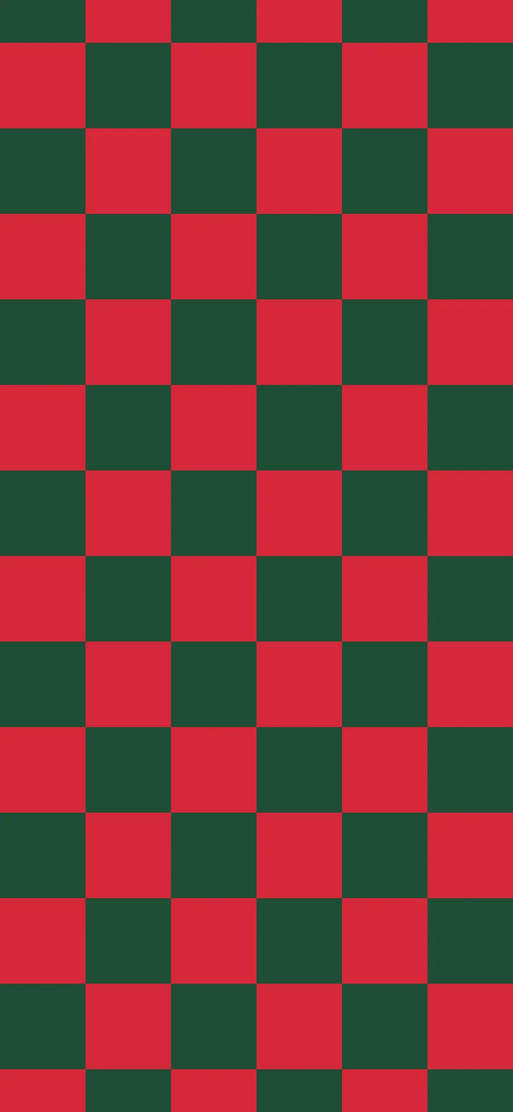 Dark Green and Red Checkered wallpaper for iPhone and Android