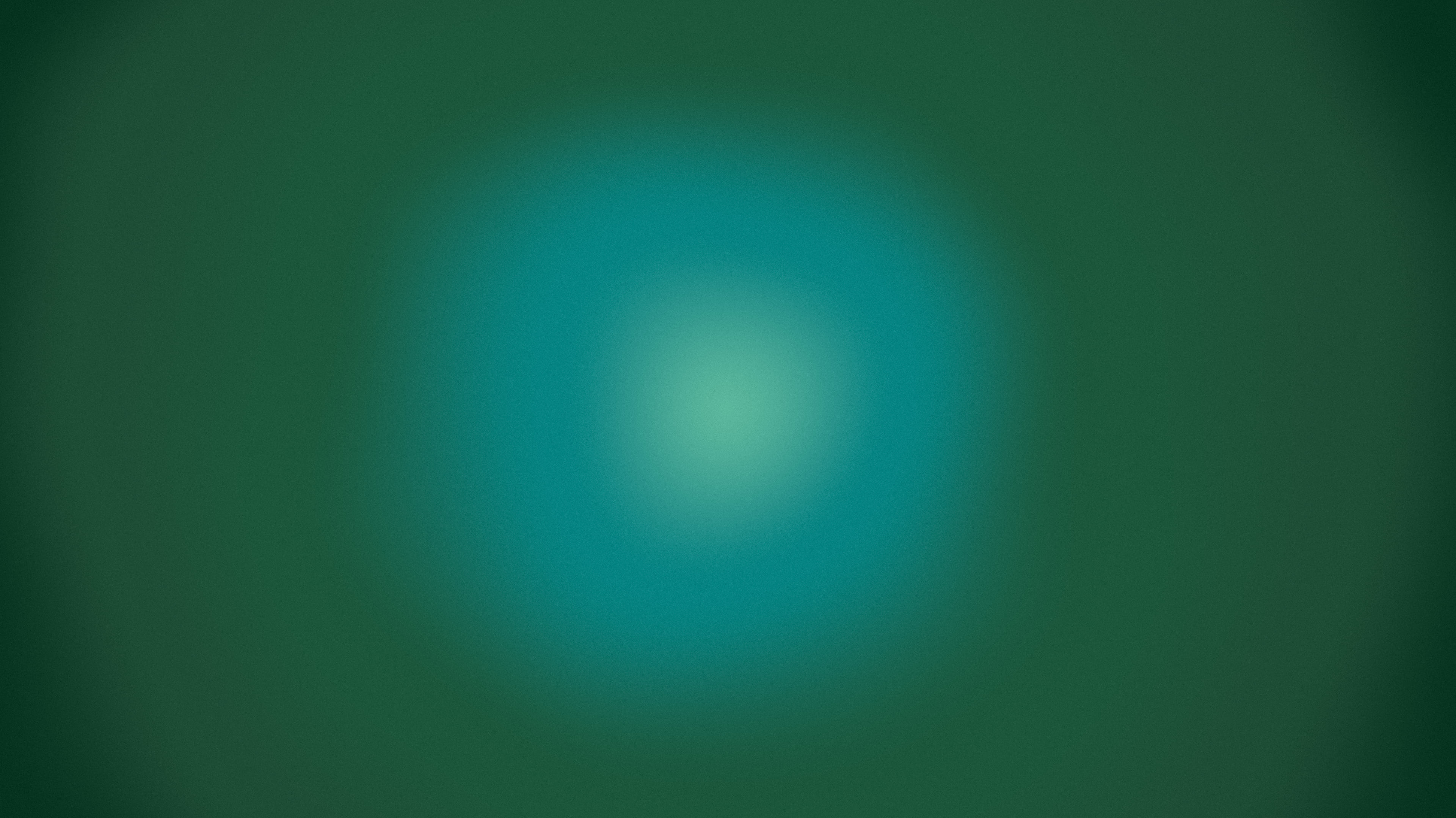 Dark Green Aura Gradient desktop wallpaper in 4K