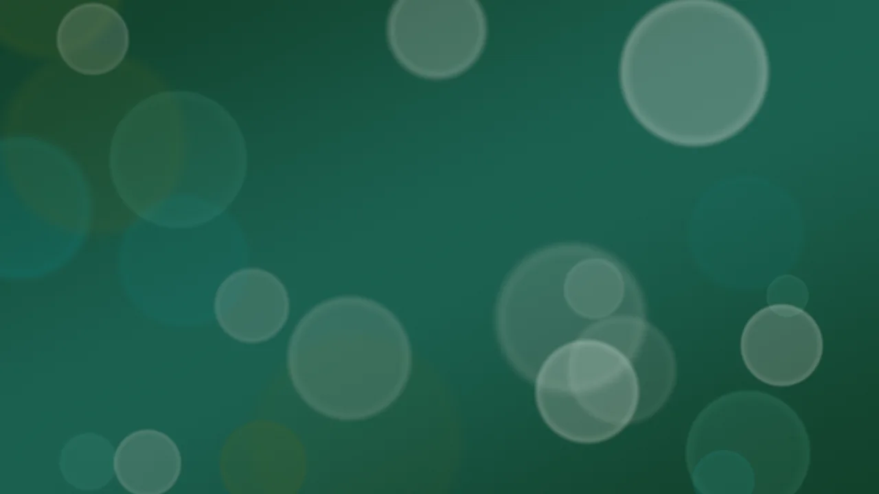 Dark Green Bokeh Lights desktop wallpaper in 4K
