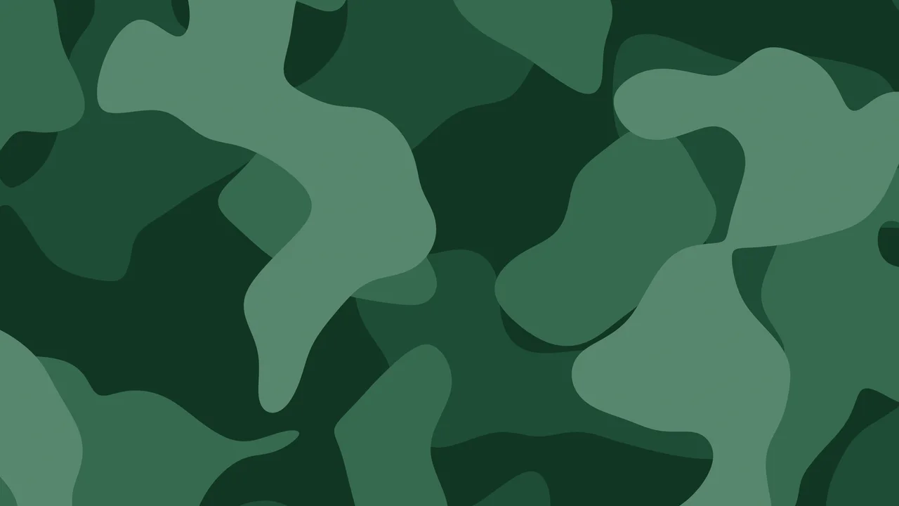 Dark Green Camo desktop wallpaper in 4K