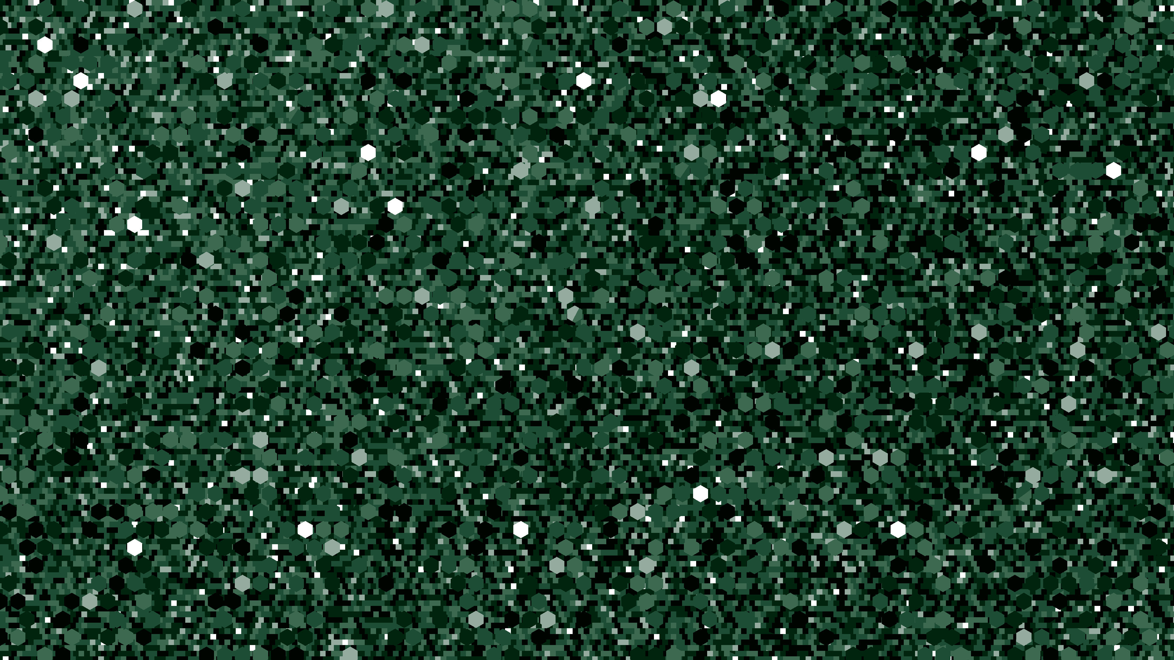 Dark Green Chunky Glitter desktop wallpaper in 4K