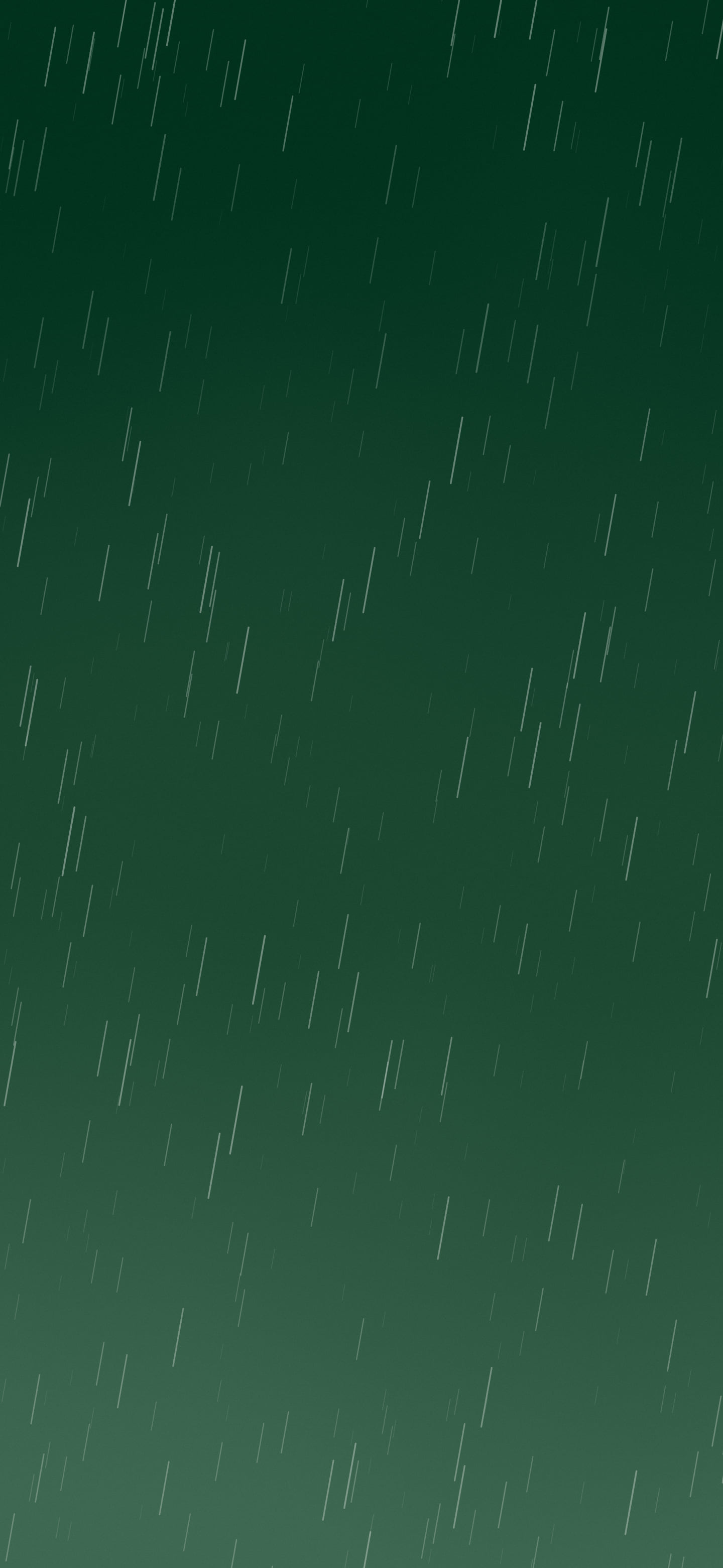 Dark Green Falling Rain wallpaper for iPhone and Android