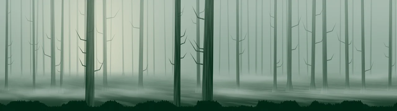 Dark Green Forest Trees dual monitor wallpaper, 7680 × 2160