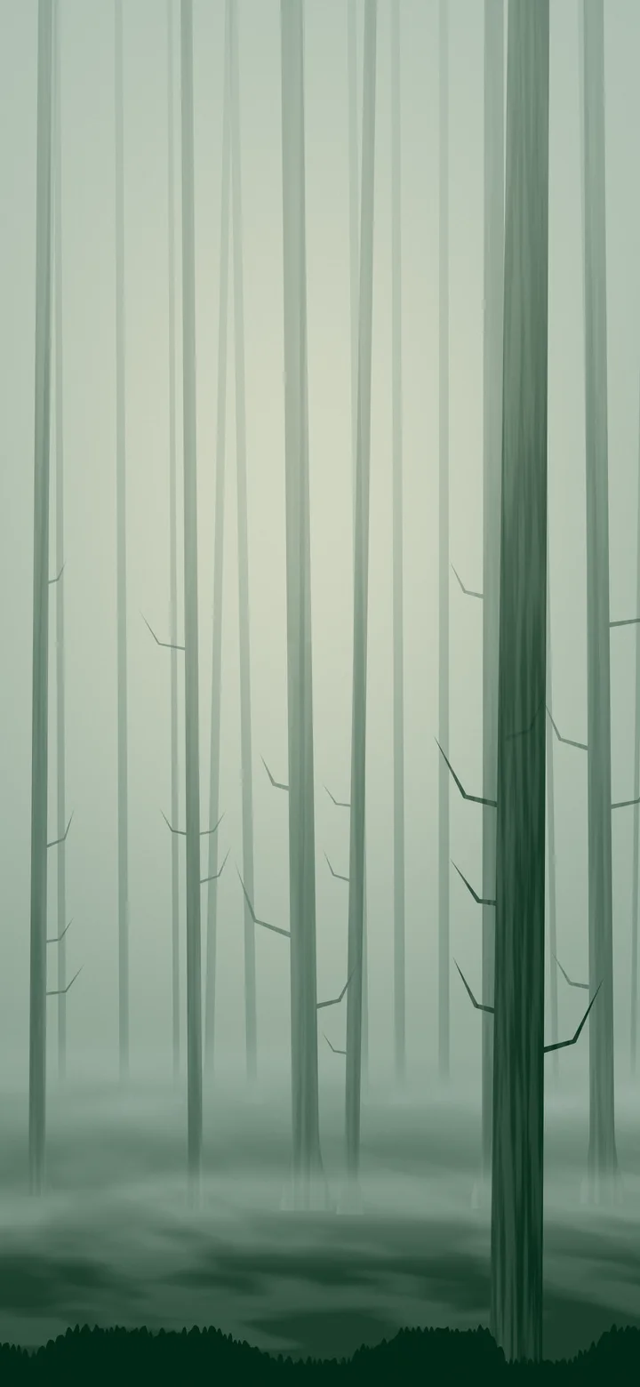 Dark Green Forest Trees wallpaper for iPhone and Android