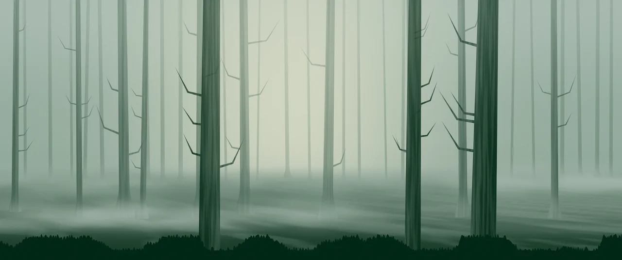 Dark Green Forest Trees ultrawide wallpaper, 3440 × 1440