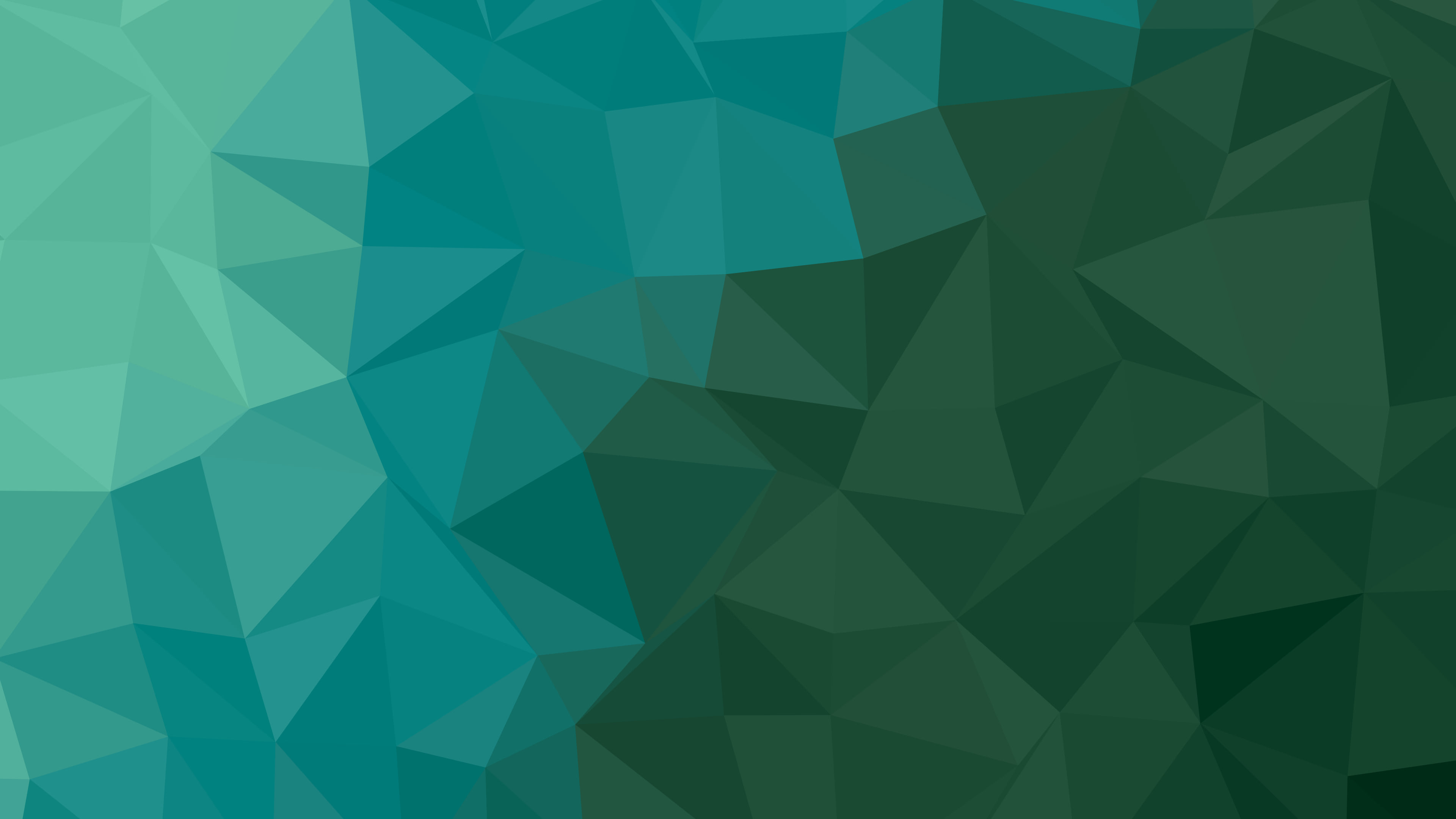 Dark Green Low Poly desktop wallpaper in 4K
