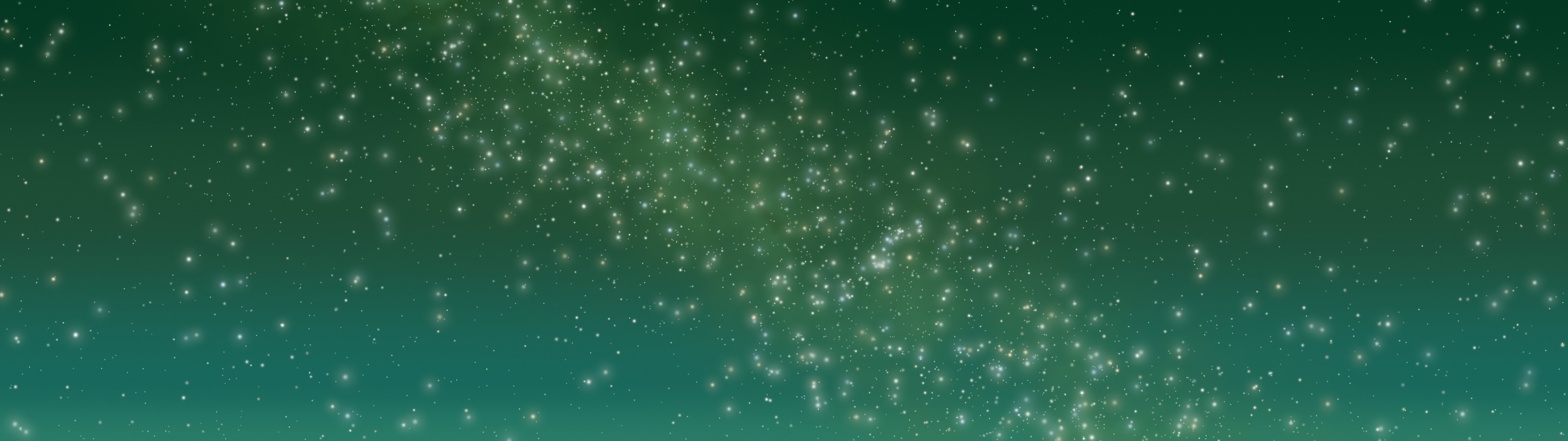 Dark Green Milky Way Galaxy dual monitor wallpaper, 7680 × 2160