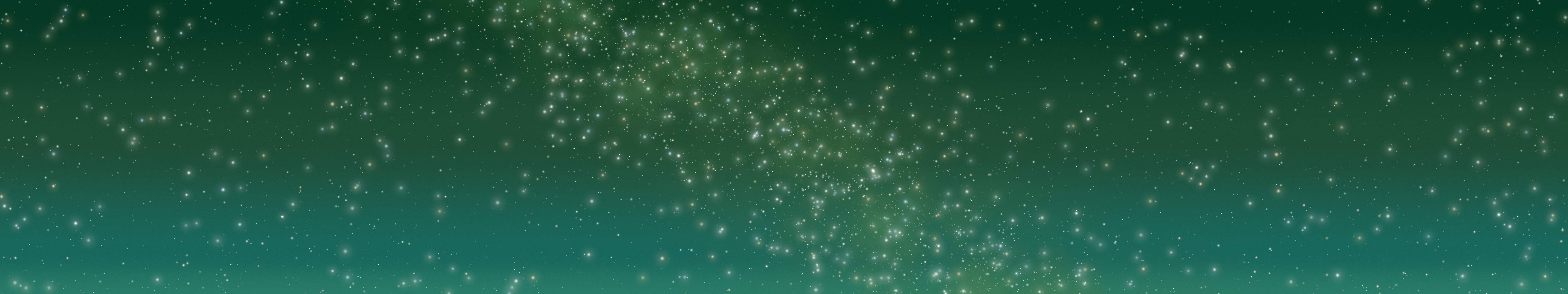 Dark Green Milky Way Galaxy triple monitor wallpaper, 7680 × 1440