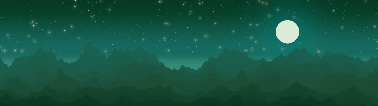 Dark Green Minimalist Mountain Landscape dual monitor wallpaper, 7680 × 2160