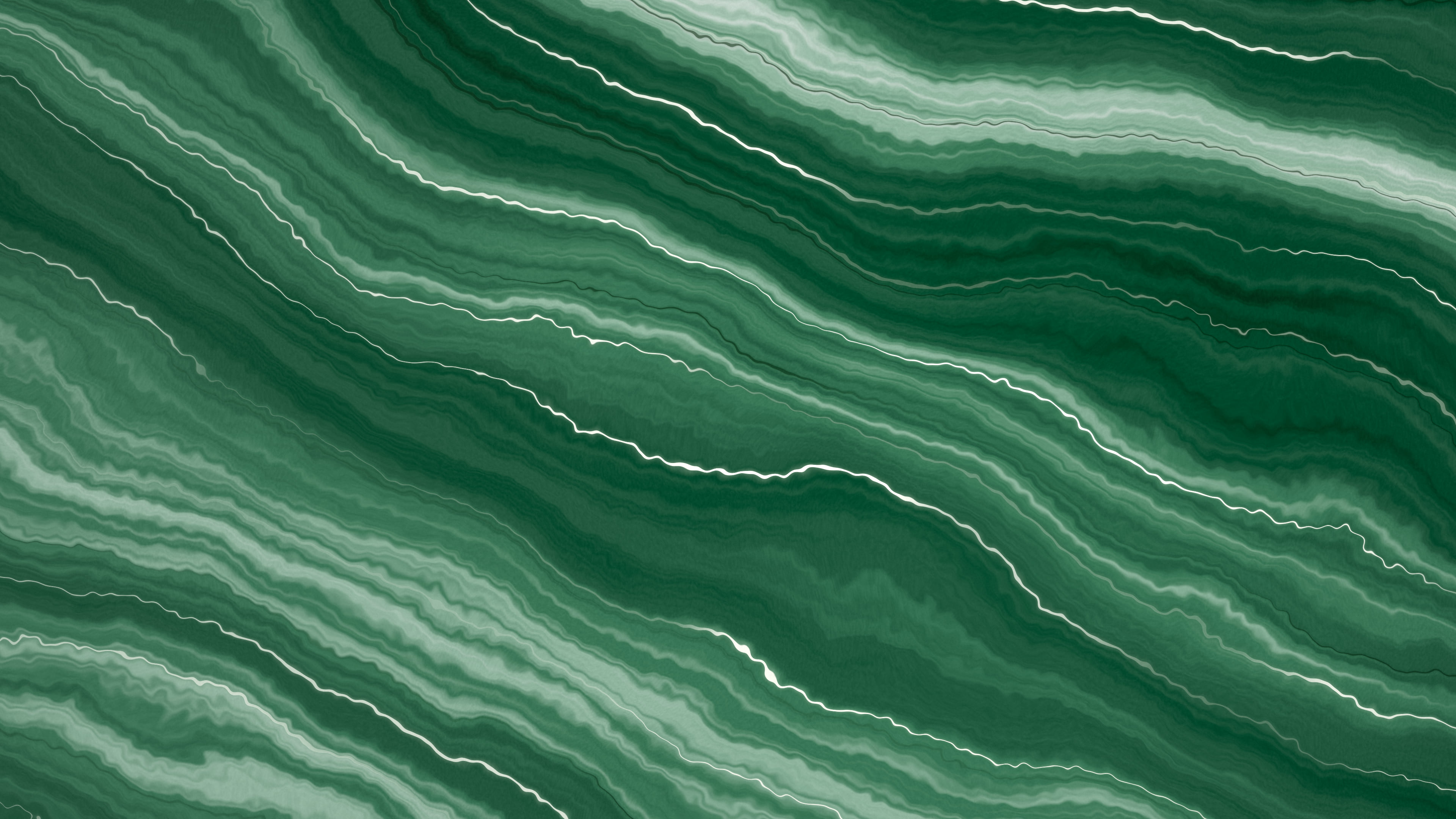 Dark Green Onyx Marble desktop wallpaper in 4K