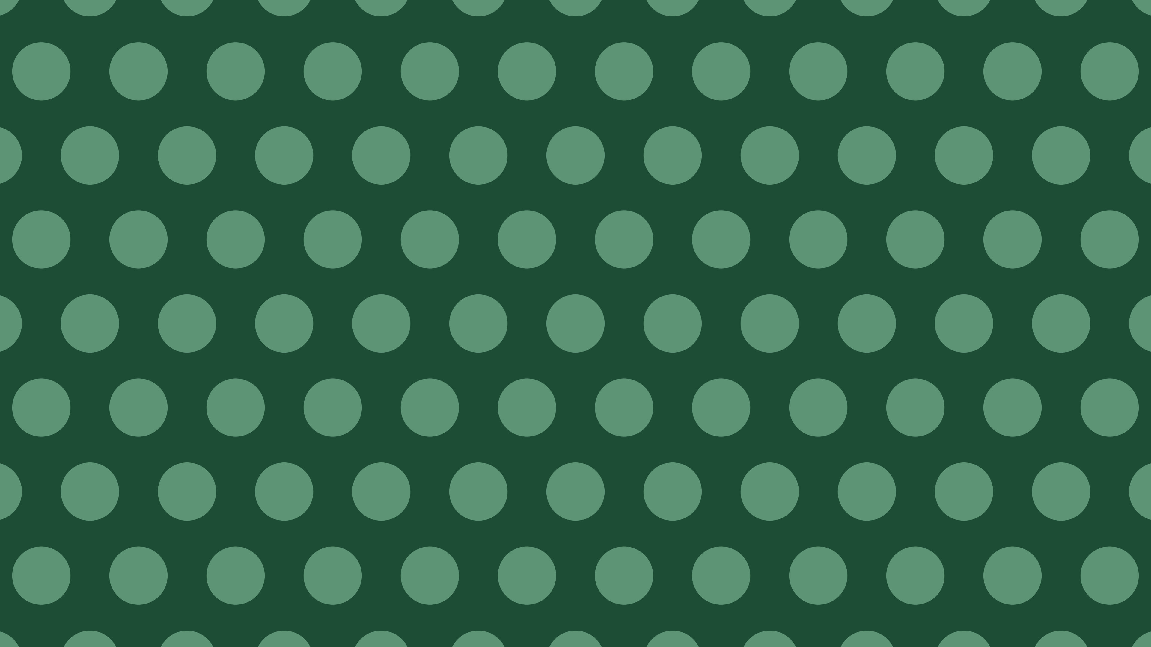 Dark Green Polka Dot desktop wallpaper in 4K