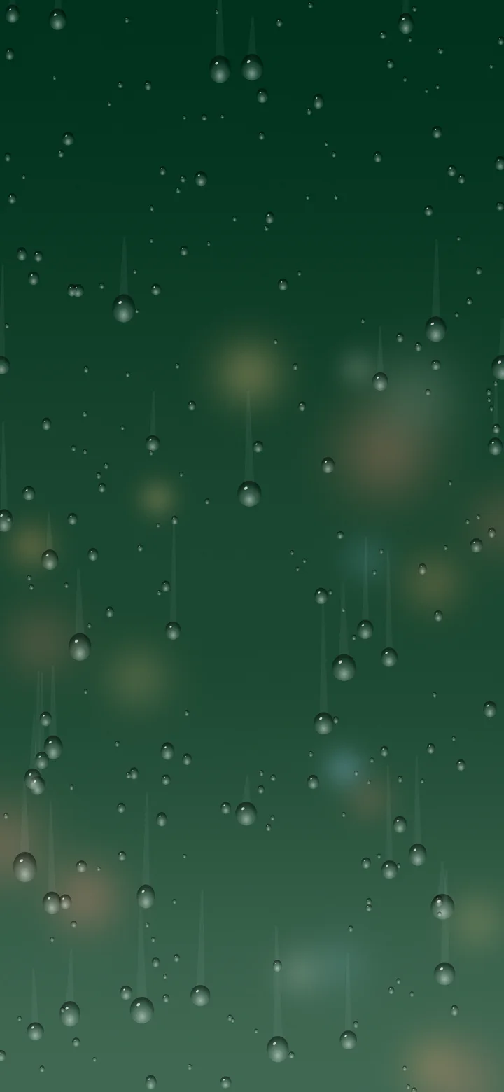 Dark Green Rainy Window wallpaper for iPhone and Android