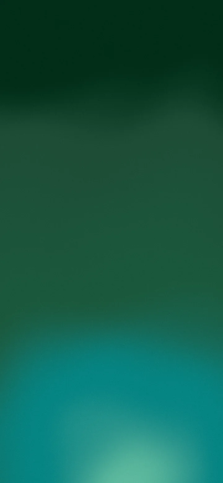 Dark Green Sunrise Aura Gradient wallpaper for iPhone and Android