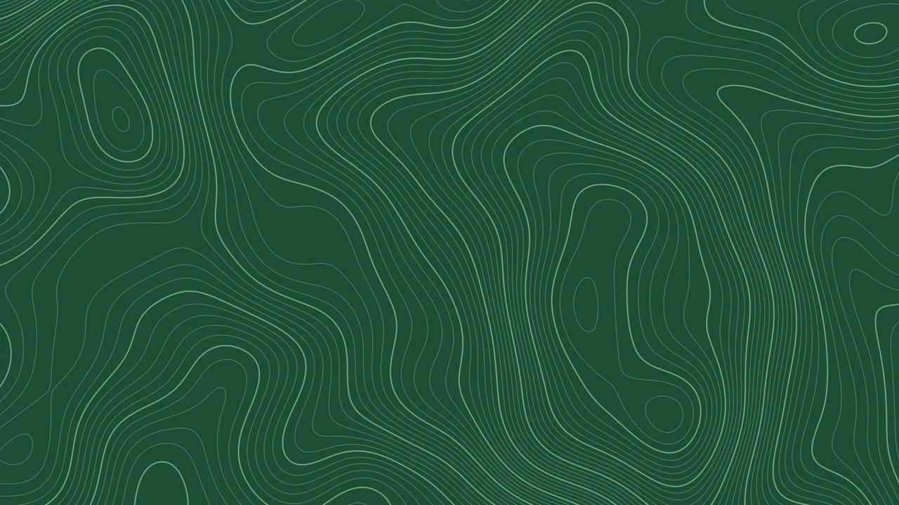 Dark Green Topographic Line desktop wallpaper in 4K