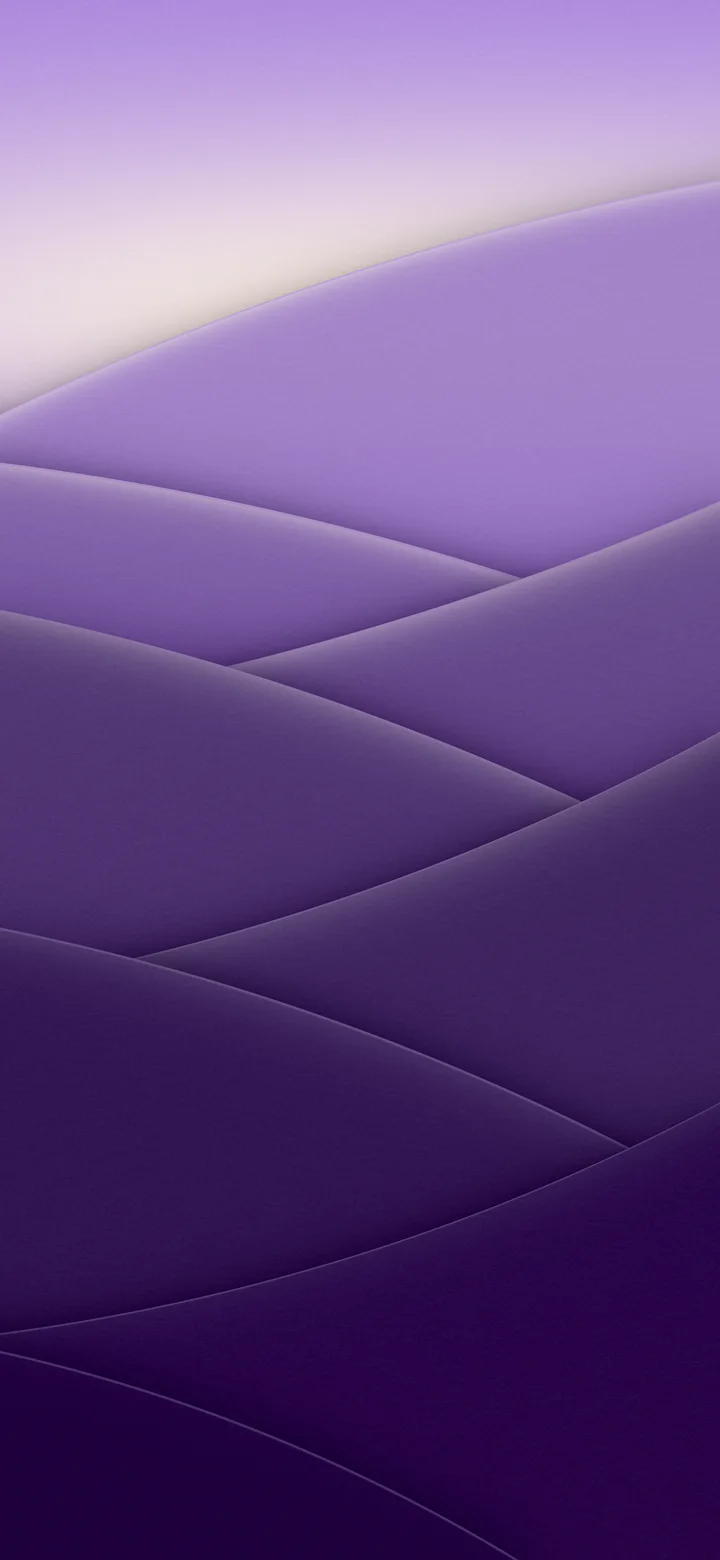 Dark Purple 3D Paper Cut Abstract Arcs wallpaper for iPhone and Android