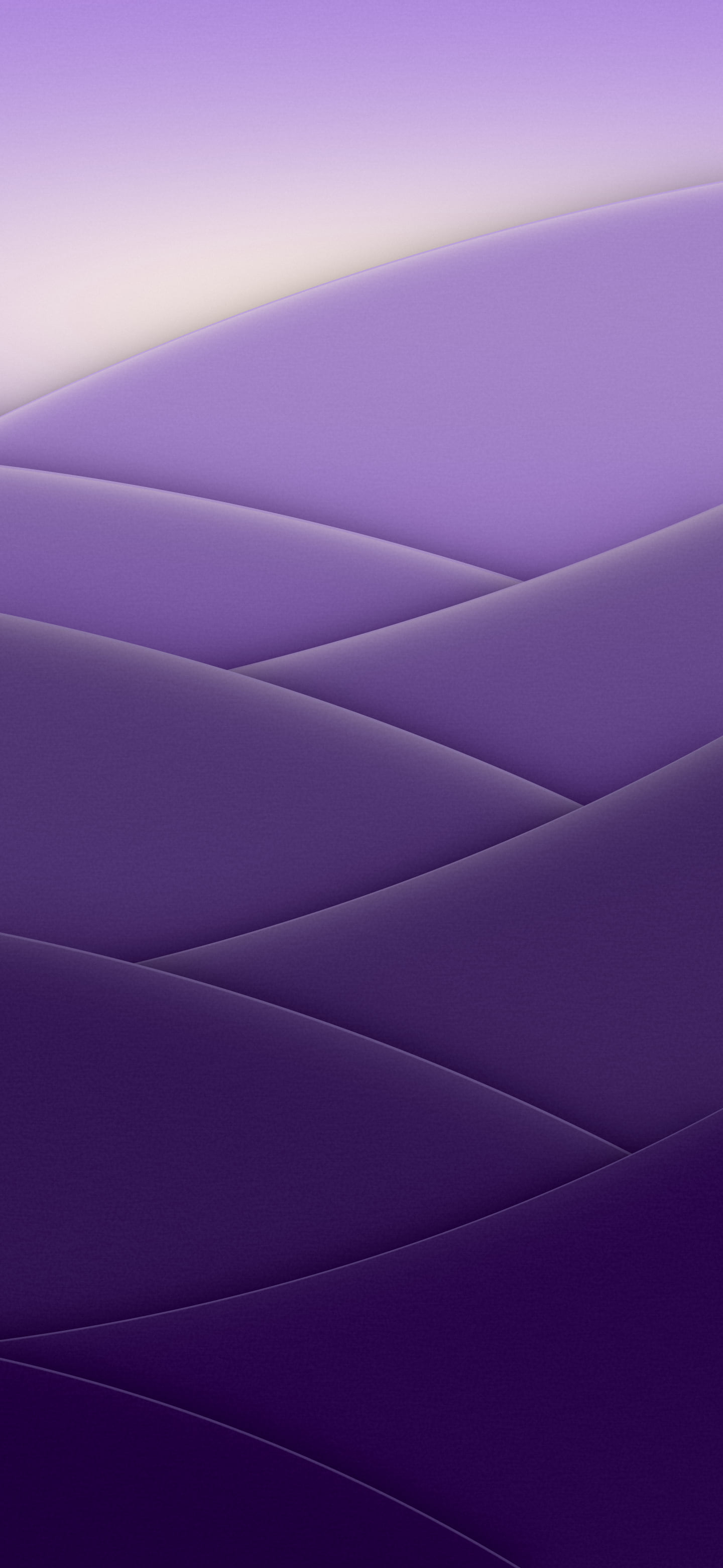 Dark Purple 3D Paper Cut Abstract Arcs wallpaper for iPhone and Android