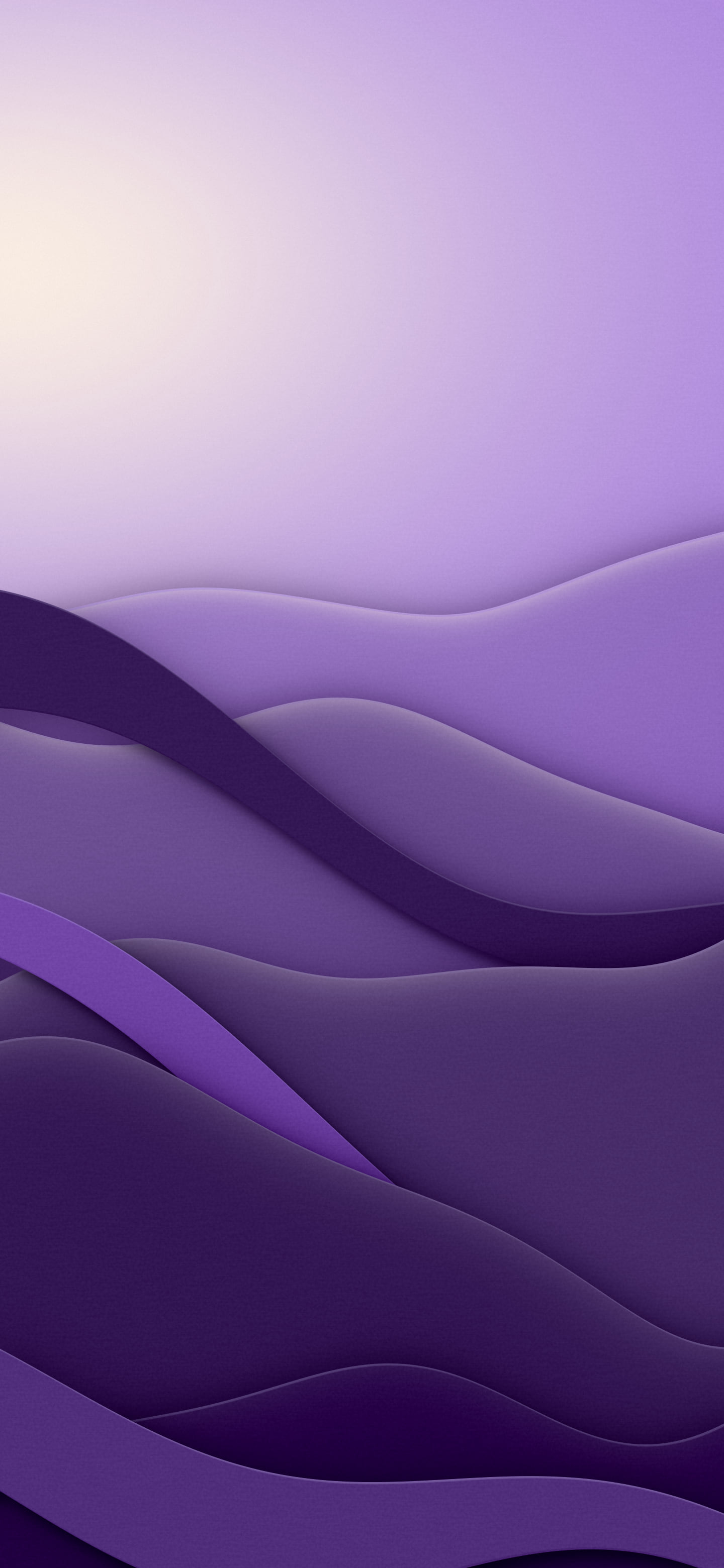 Dark Purple 3D Paper Cut Abstract Currents wallpaper for iPhone and Android