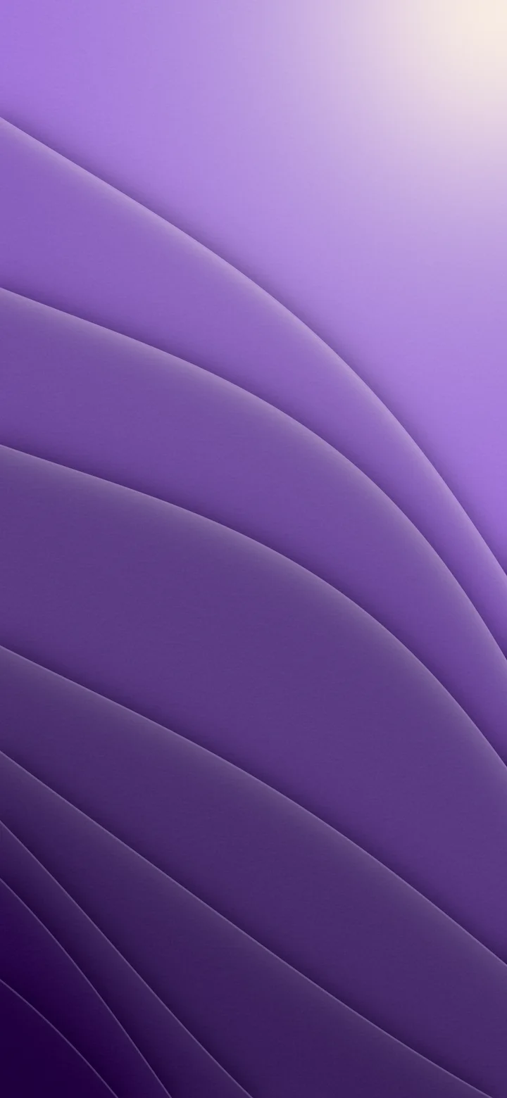 Dark Purple 3D Paper Cut Abstract Curves wallpaper for iPhone and Android