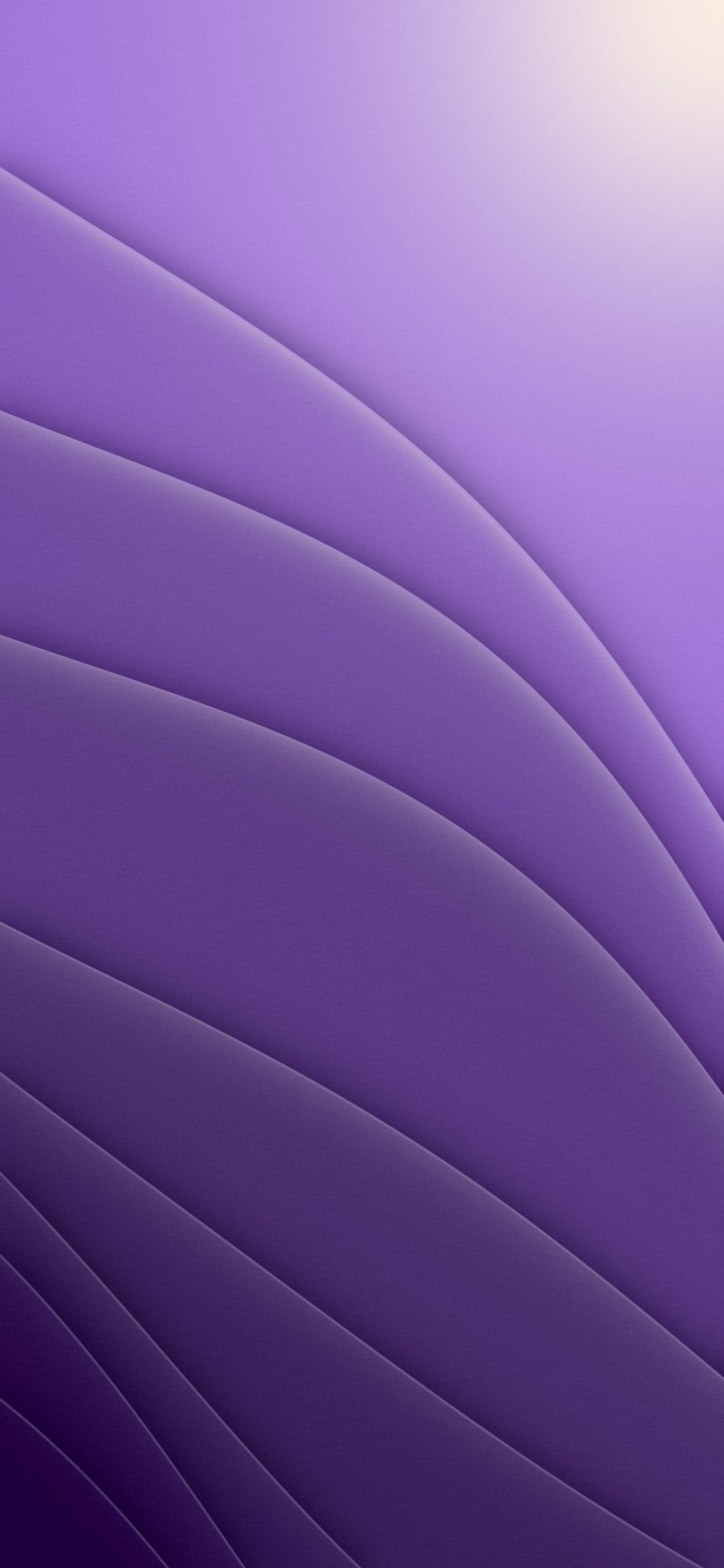 Dark Purple 3D Paper Cut Abstract Curves wallpaper for iPhone and Android