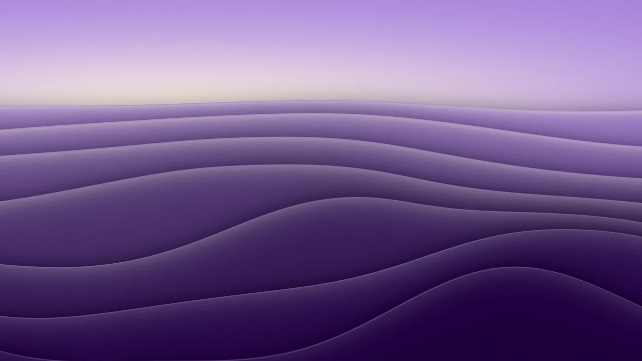 Dark Purple 3D Paper Cut Abstract Layers desktop wallpaper in 4K