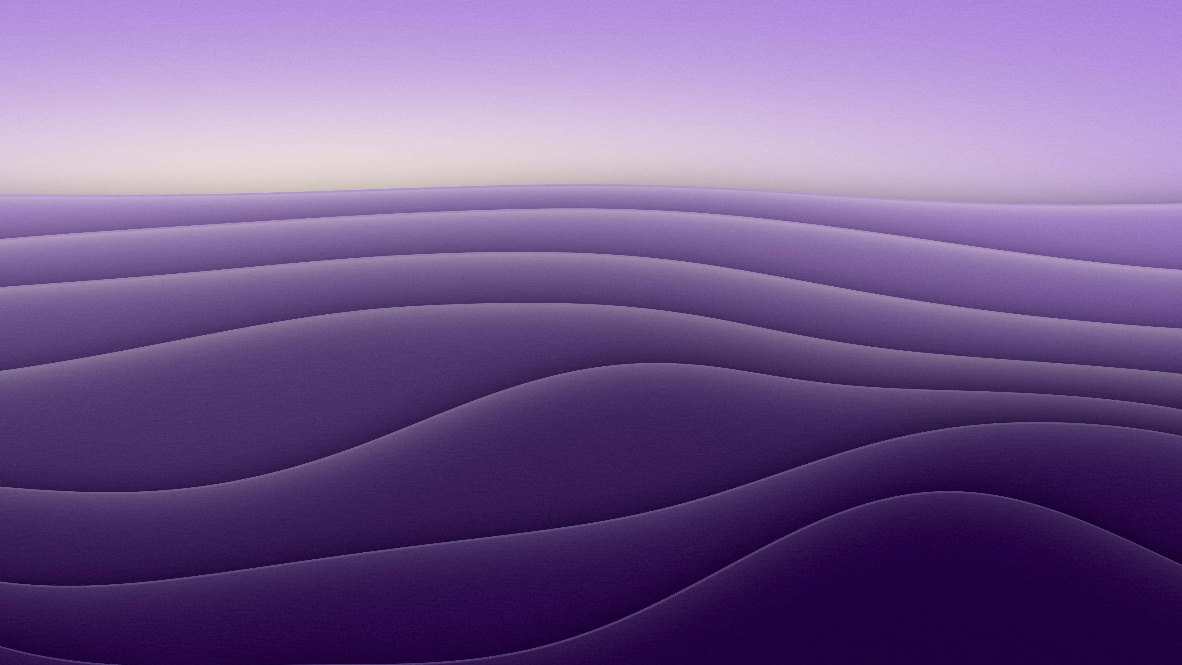 Dark Purple 3D Paper Cut Abstract Layers desktop wallpaper in 4K
