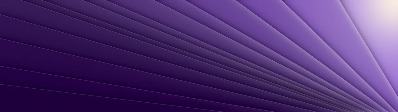 Dark Purple 3D Paper Cut Geometric Fan dual monitor wallpaper, 7680 × 2160