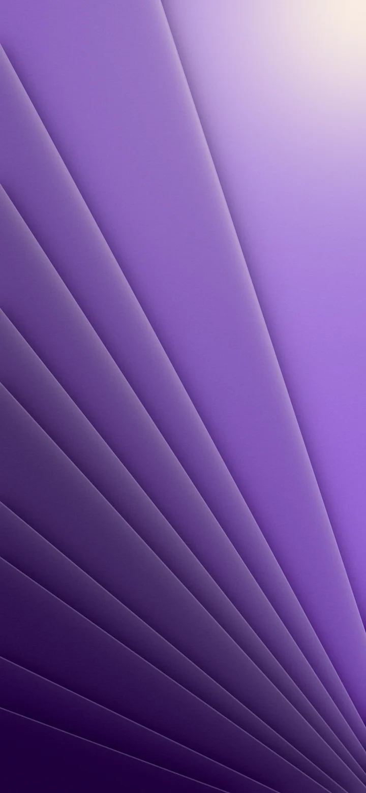 Dark Purple 3D Paper Cut Geometric Fan wallpaper for iPhone and Android