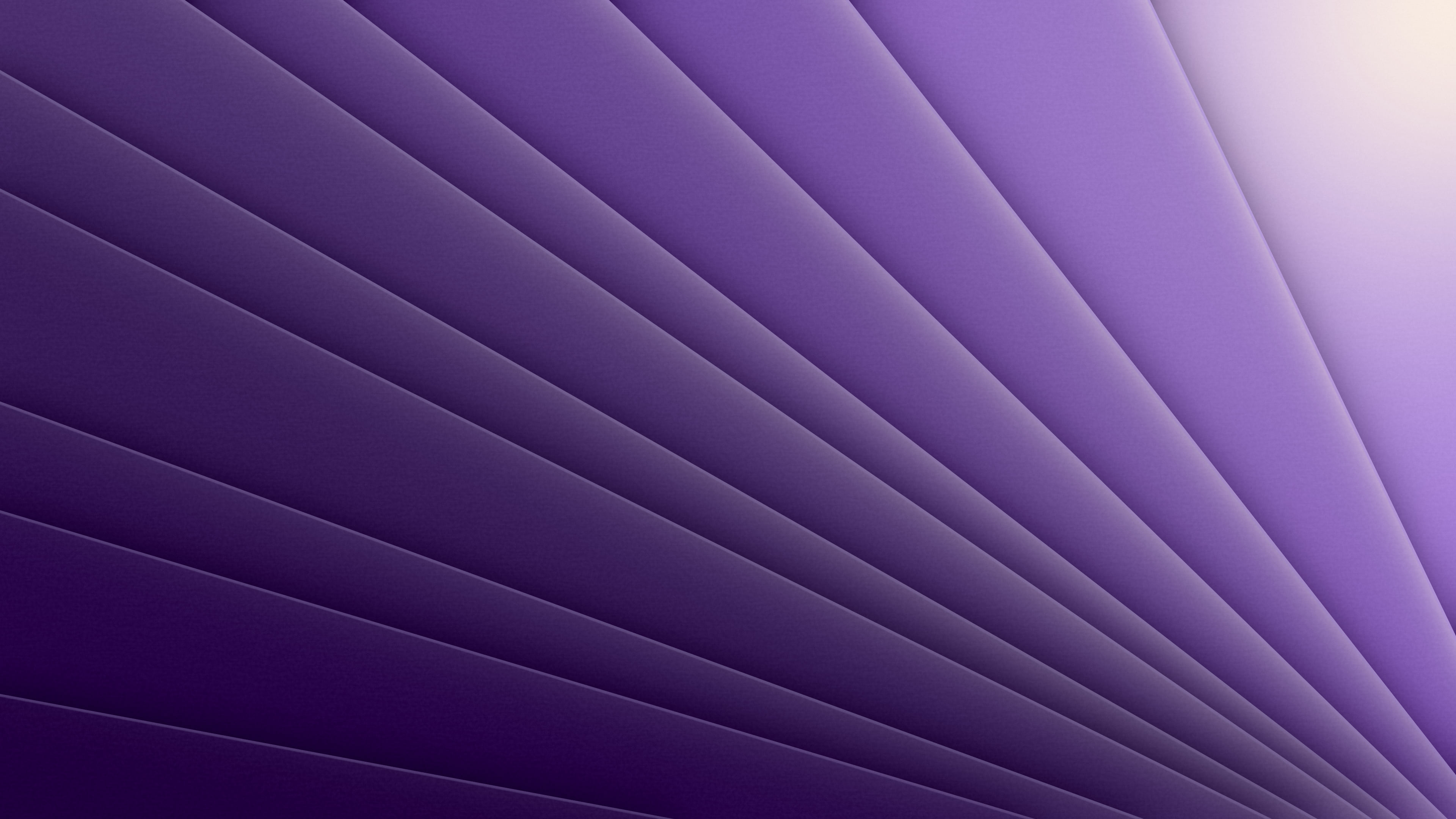 Dark Purple 3D Paper Cut Geometric Fan desktop wallpaper in 4K