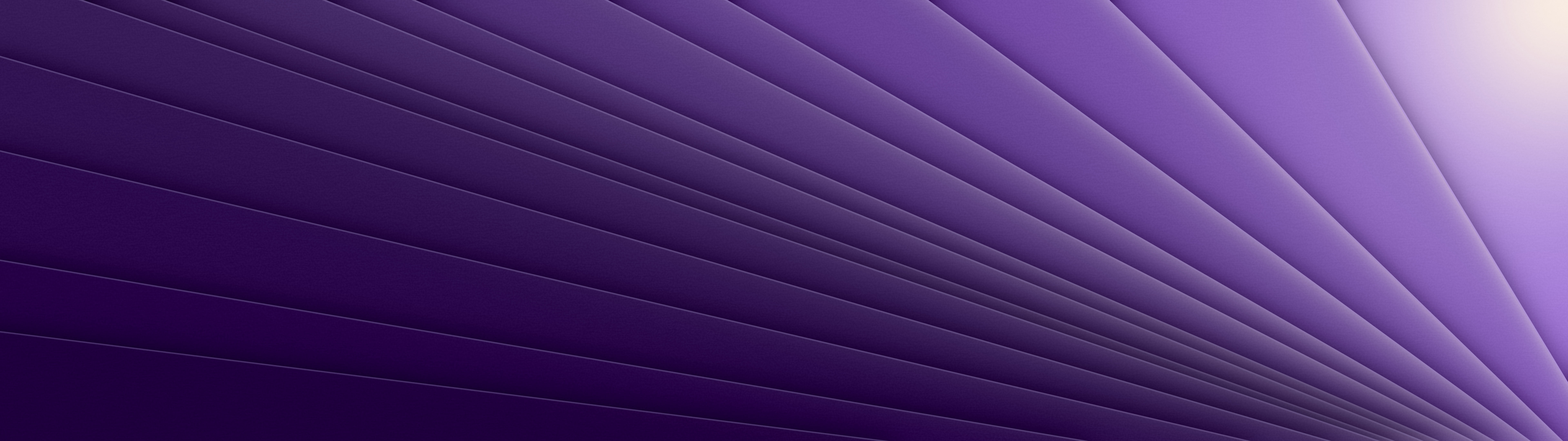 Dark Purple 3D Paper Cut Geometric Fan dual monitor wallpaper, 7680 × 2160