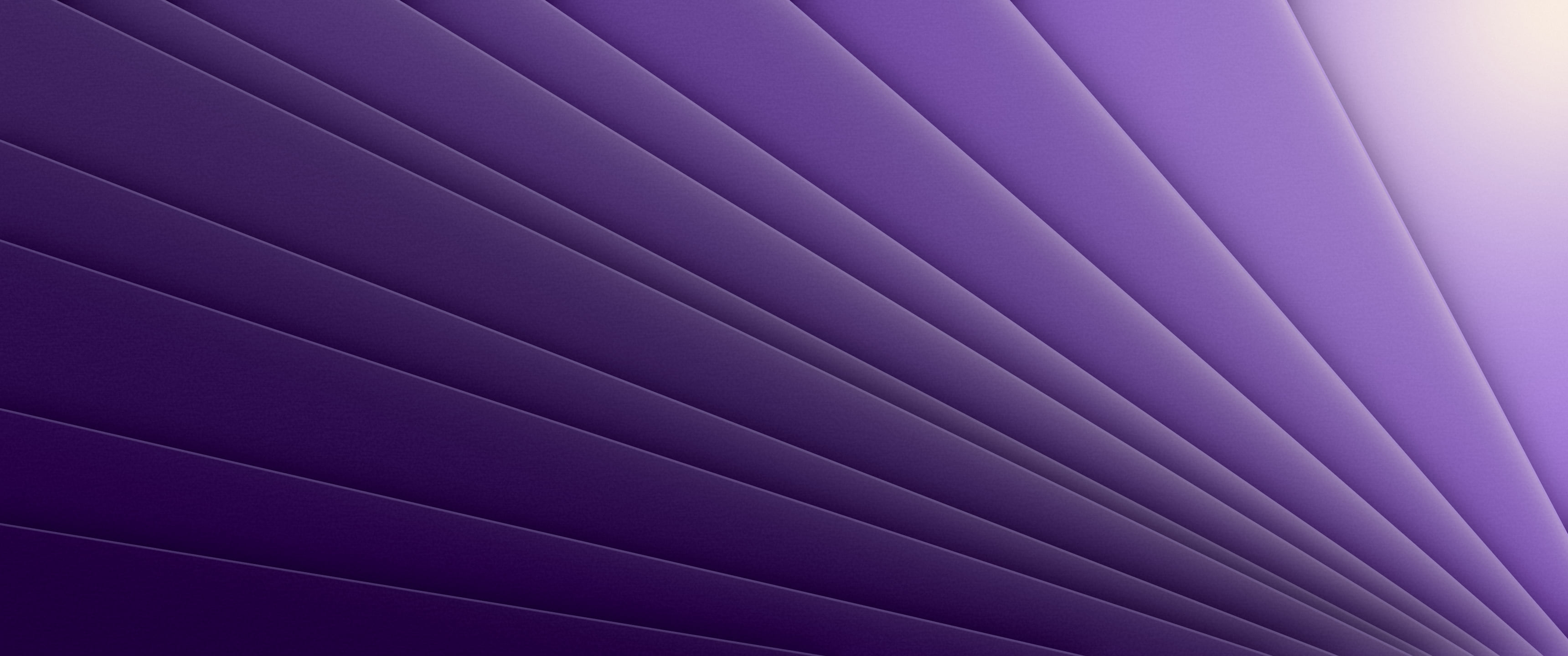 Dark Purple 3D Paper Cut Geometric Fan ultrawide wallpaper, 3440 × 1440