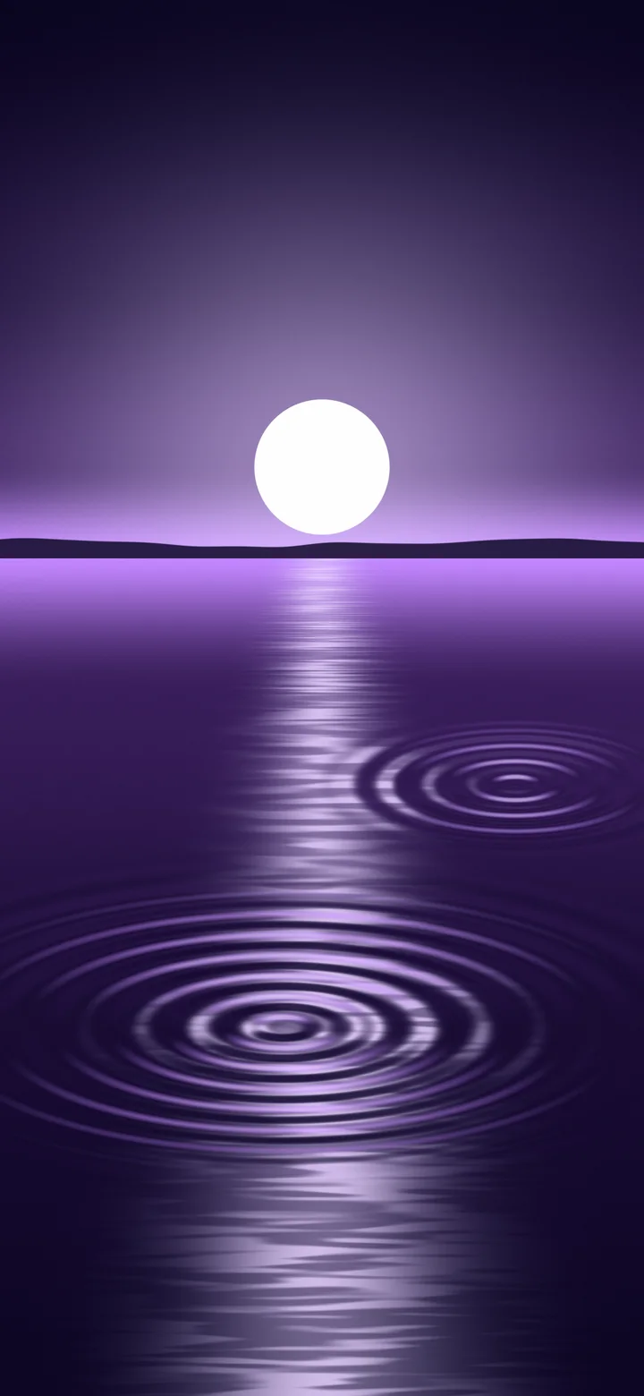 Dark Purple Calm Water Ripples wallpaper for iPhone and Android