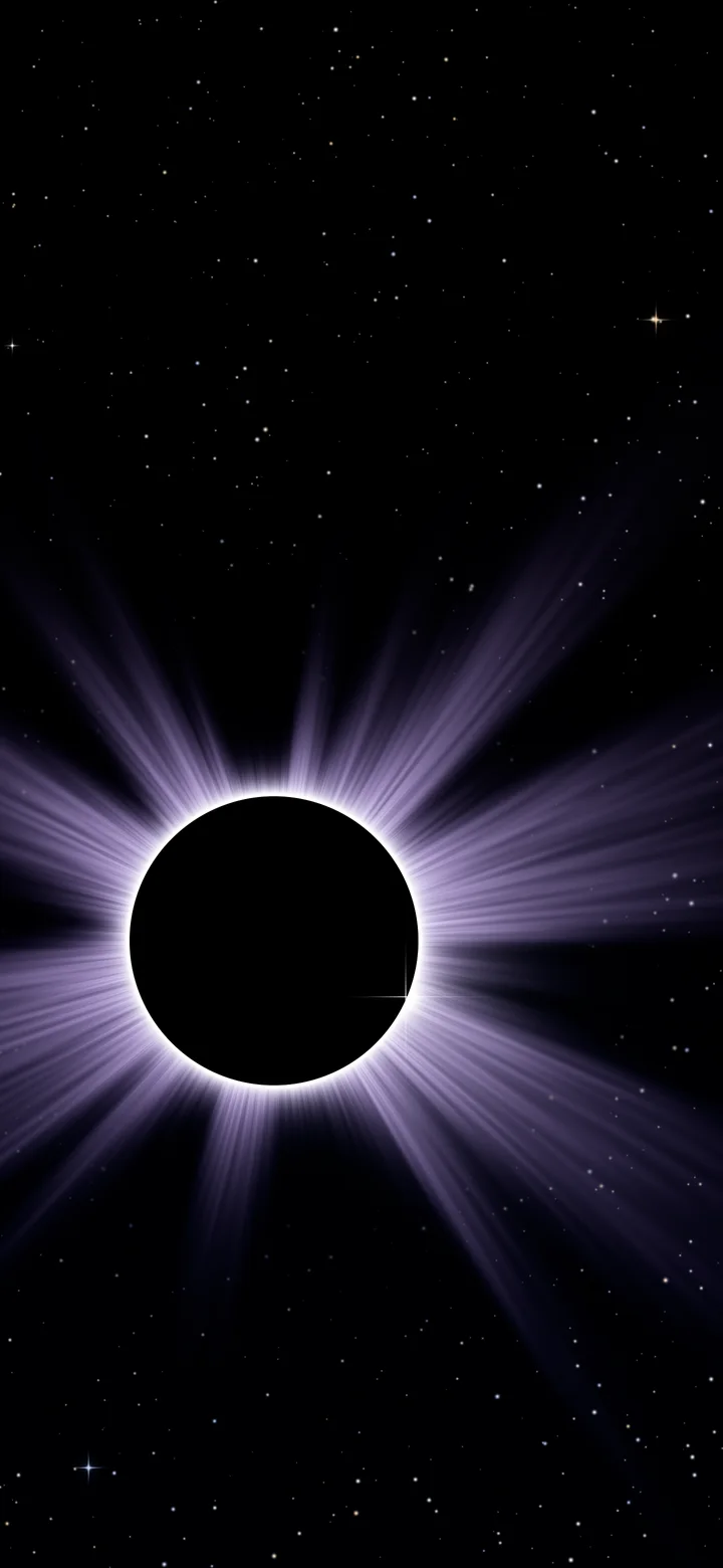 Dark Purple Eclipse wallpaper for iPhone and Android