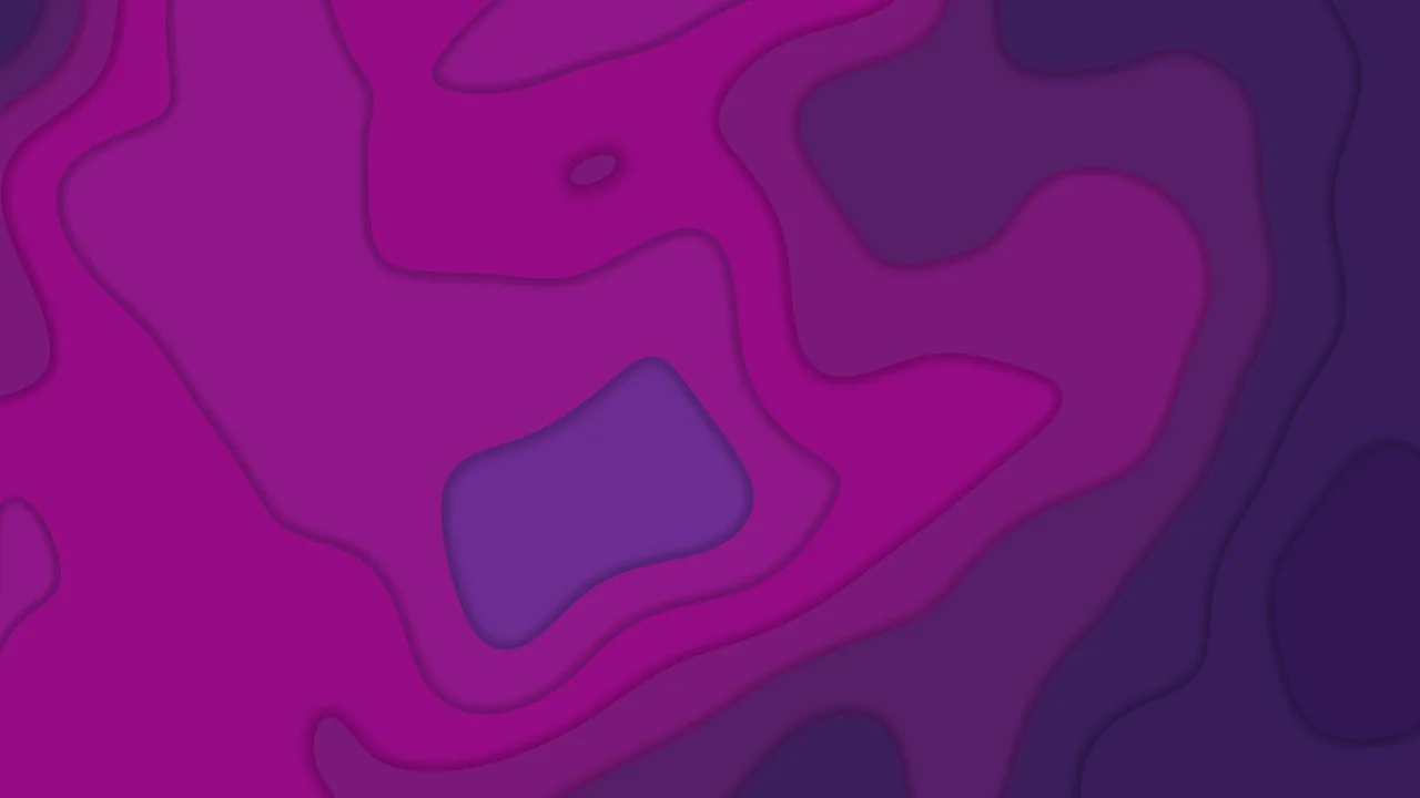 Dark Purple Layered Topographic desktop wallpaper in 4K