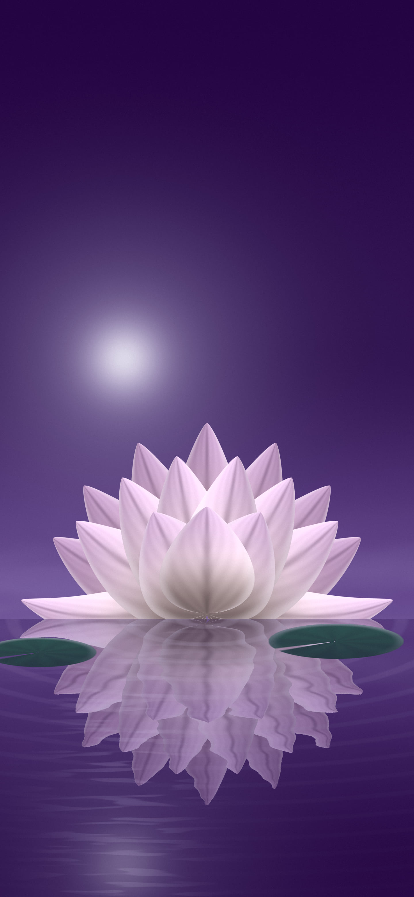 Dark Purple Lotus Flower wallpaper for iPhone and Android