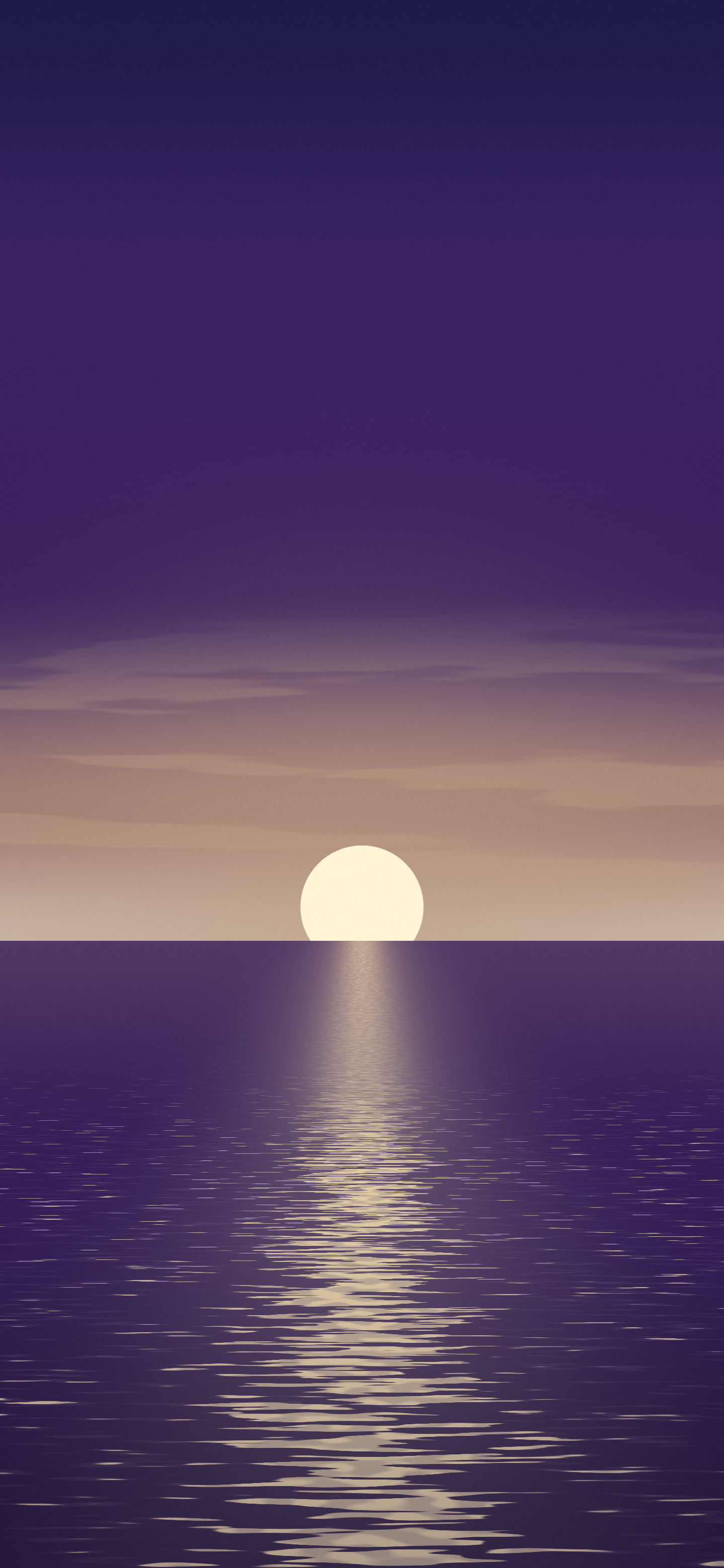 Dark Purple Ocean Sunset wallpaper for iPhone and Android