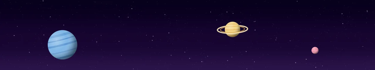 Dark Purple Planets triple monitor wallpaper, 7680 × 1440