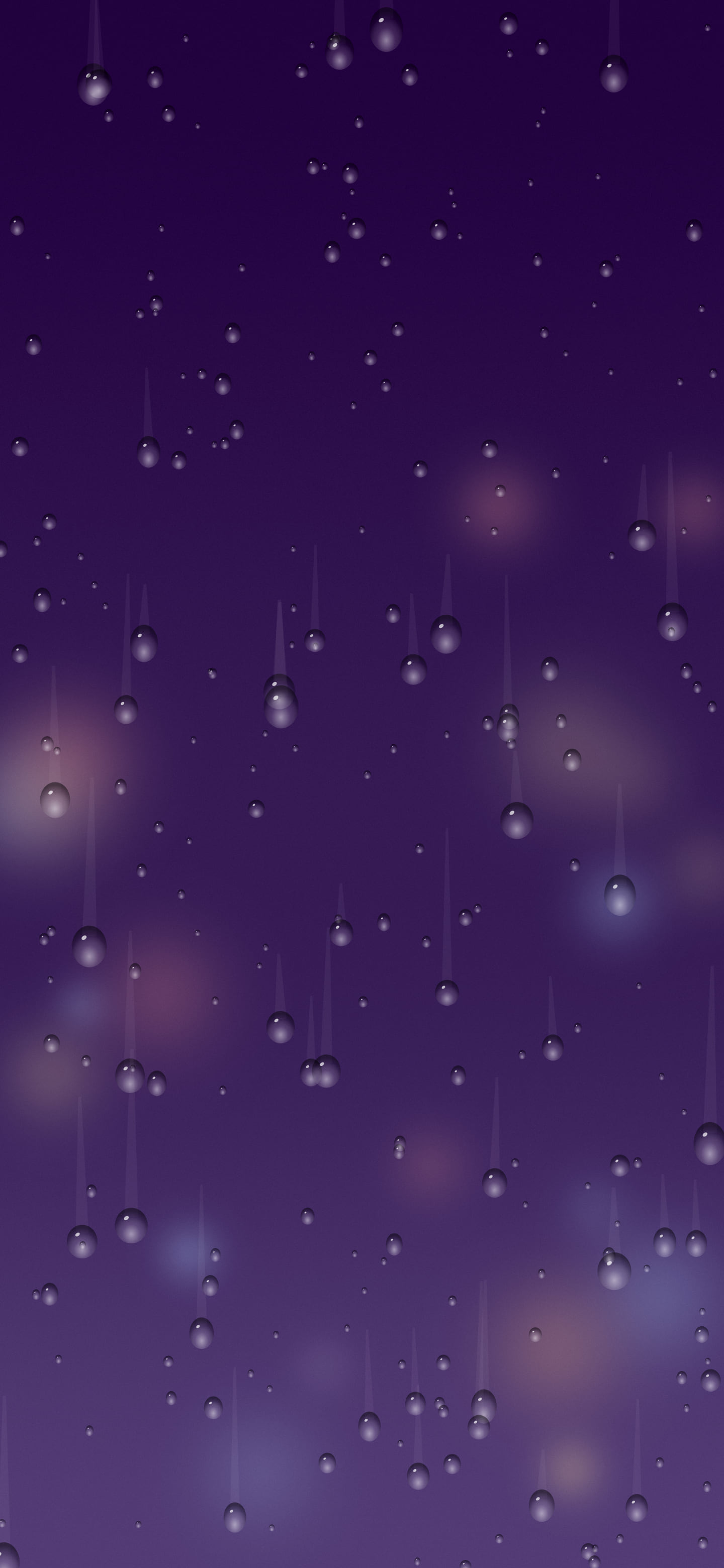 Dark Purple Rainy Window wallpaper for iPhone and Android