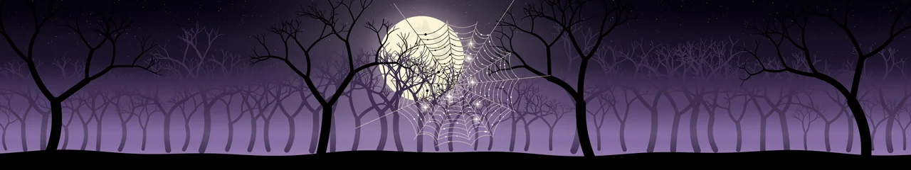 Dark Purple Spider Web triple monitor wallpaper, 7680 × 1440