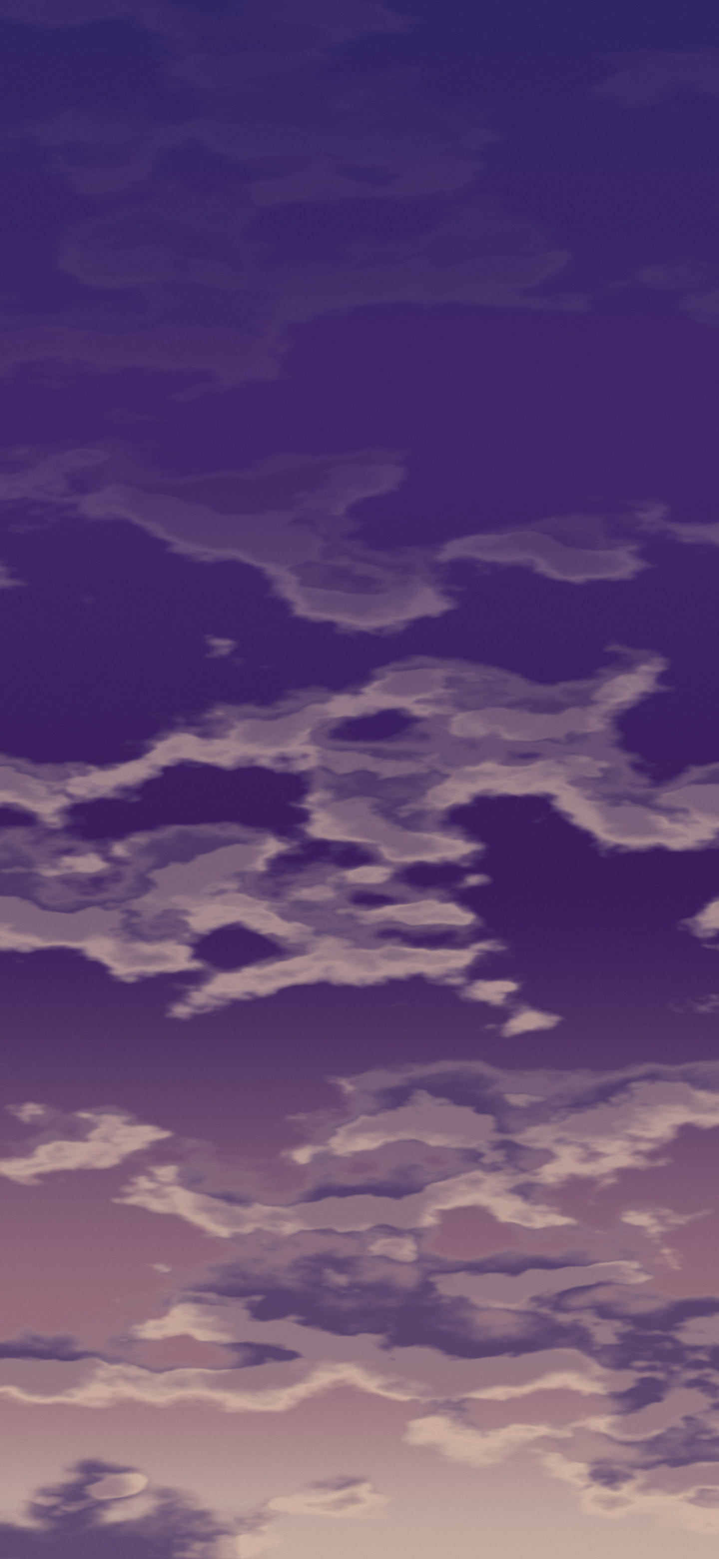 Dark Purple Sunset Clouds wallpaper for iPhone and Android