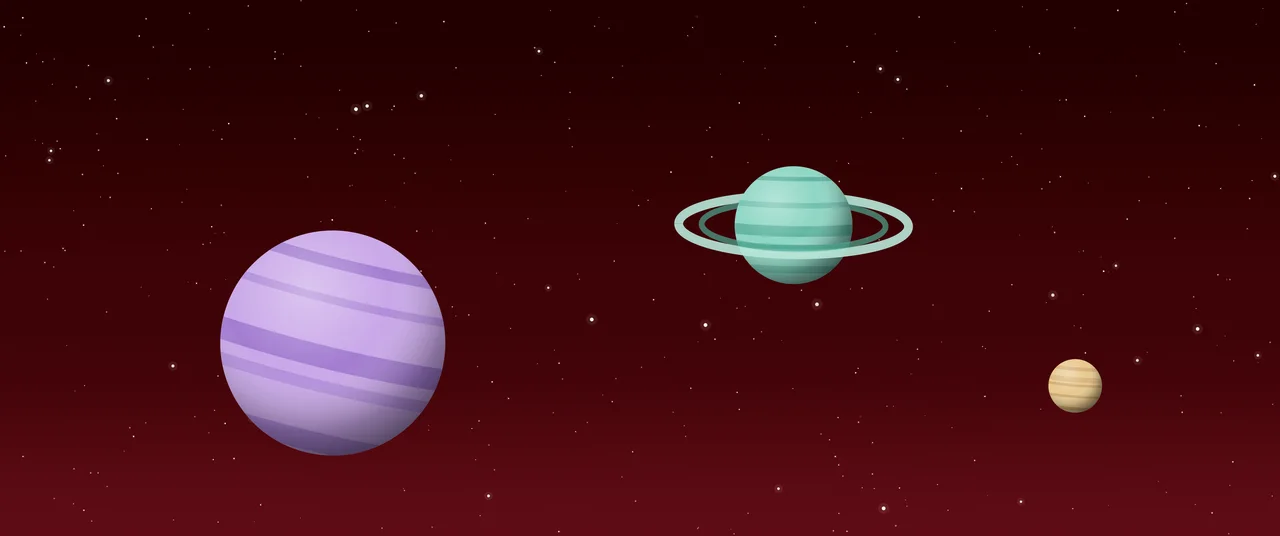 Dark Red Planets ultrawide wallpaper, 3440 × 1440