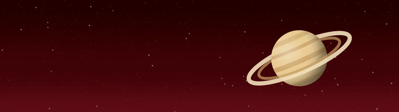 Dark Red Ringed Planet dual monitor wallpaper, 7680 × 2160